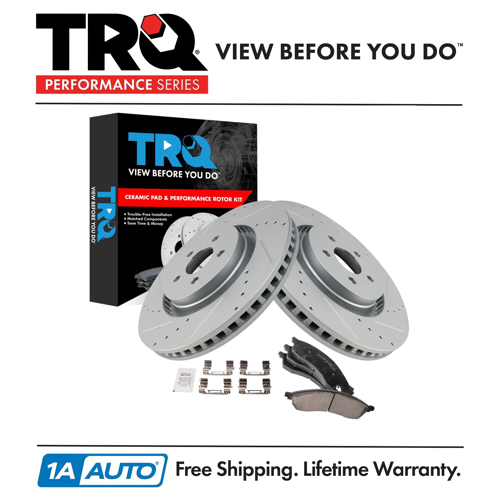 <b>Ceramic Brake Pad & Rotor Kit</b>