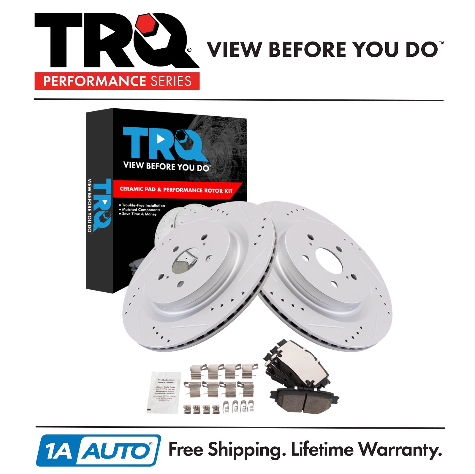 <b>Ceramic Brake Pad & Rotor Kit</b>