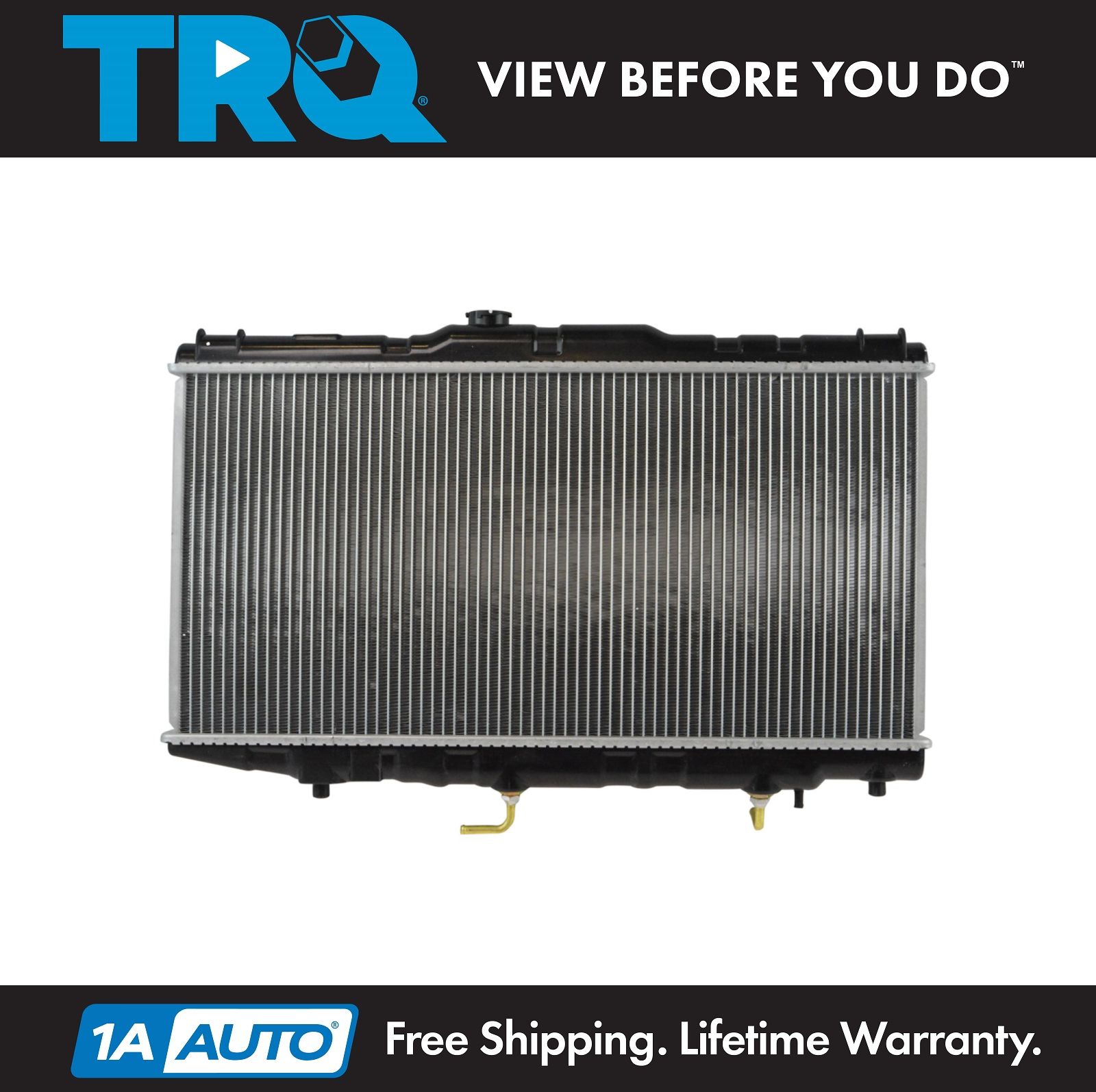 Radiator Assembly Aluminum Core Direct Fit for Corolla Prizm 1.6L 1.8L New