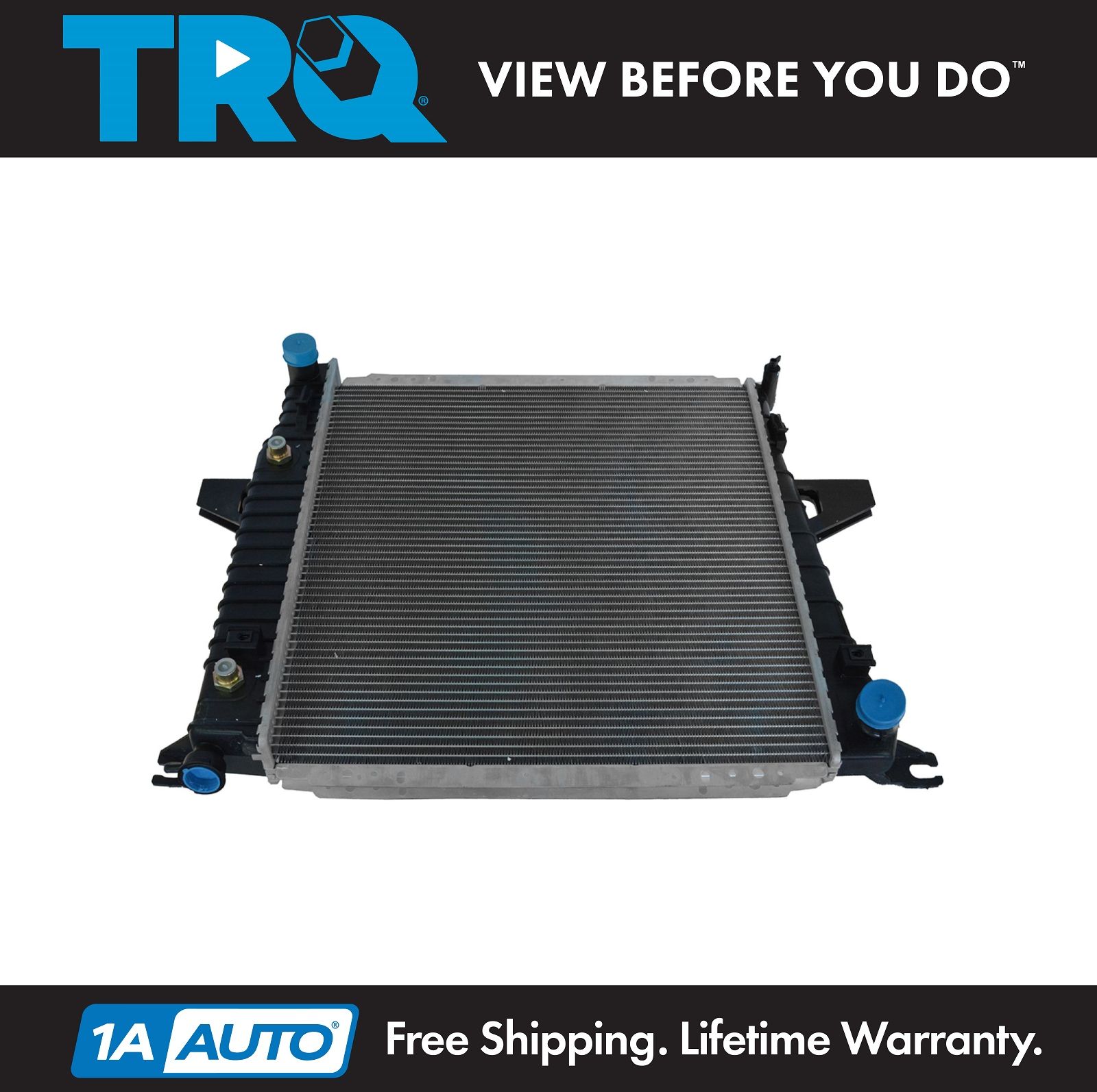 2-Row//CORE Aluminum Radiator For Ford Ranger F-100 Ranger XL Mazda B2500 98-01