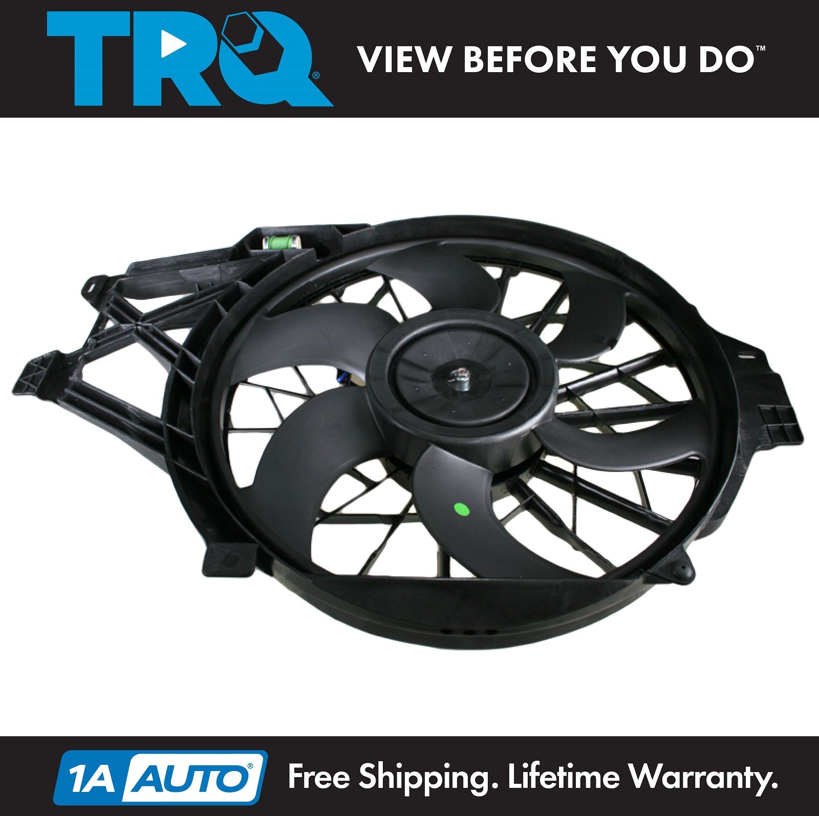 Engine Cooling Fan Assembly-Radiator Fan Assembly fits 01-04 Mustang 4.6L-V8