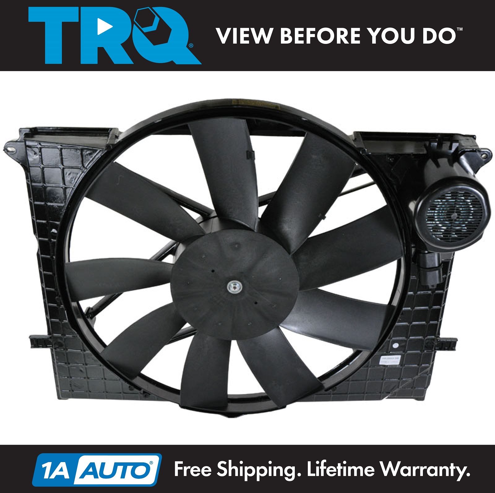 11 Blade Radiator Cooling Fan Assembly for CL500 S350 S430 S500 S55 CL55