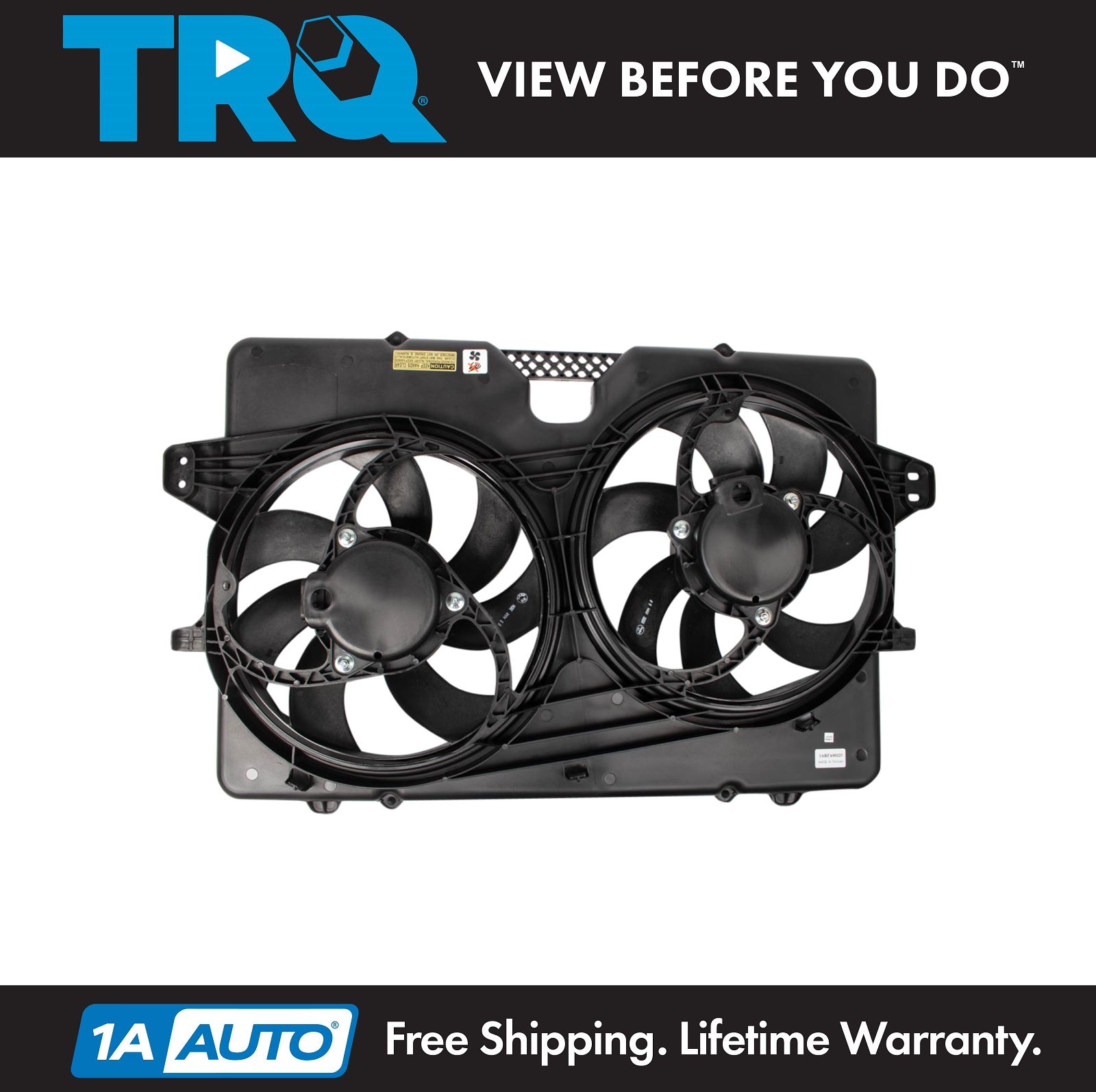 <b>Dual Radiator & Condenser Fan Assembly</b>