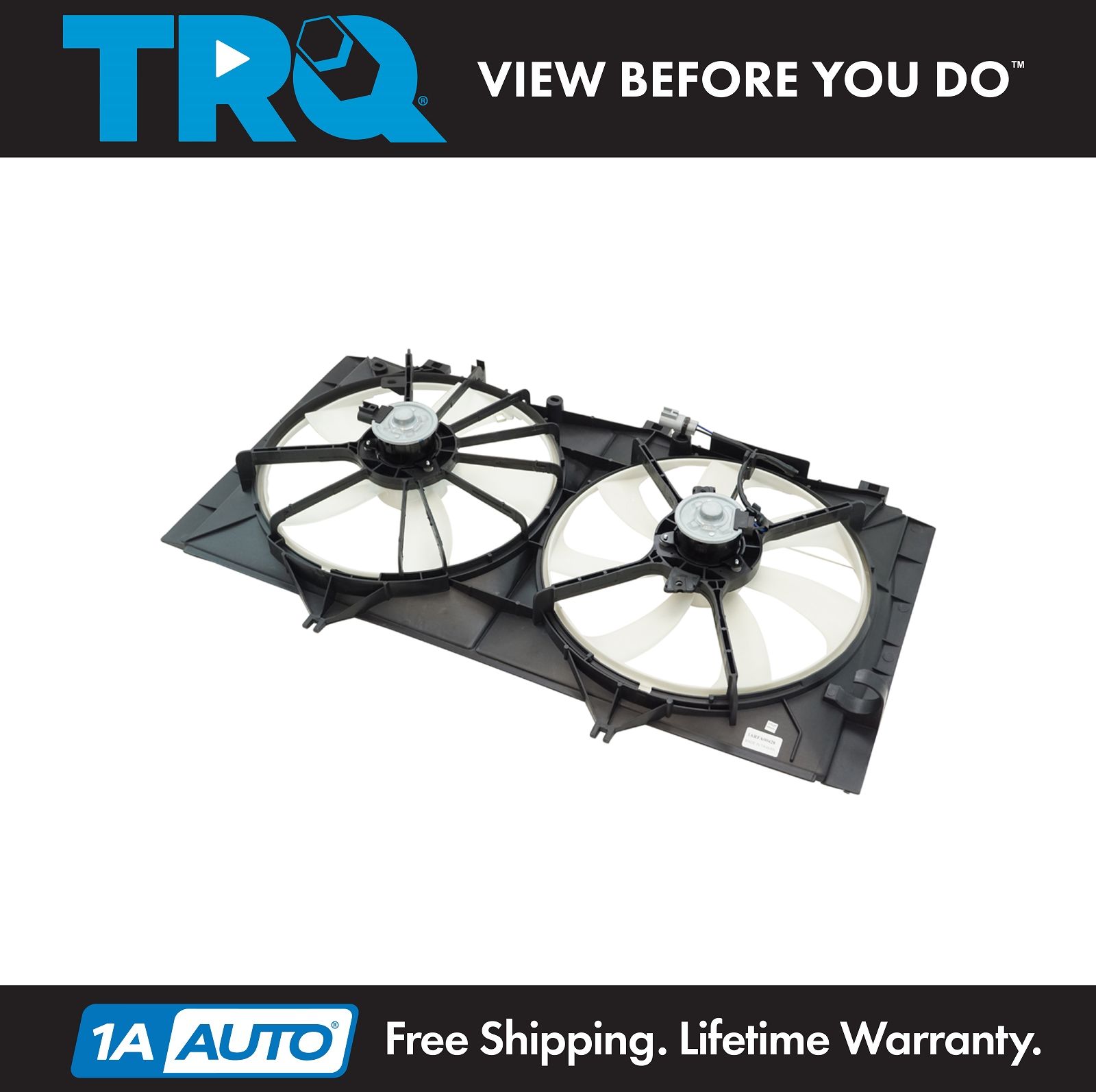 <b>Dual Radiator & Condenser Fan Assembly</b>