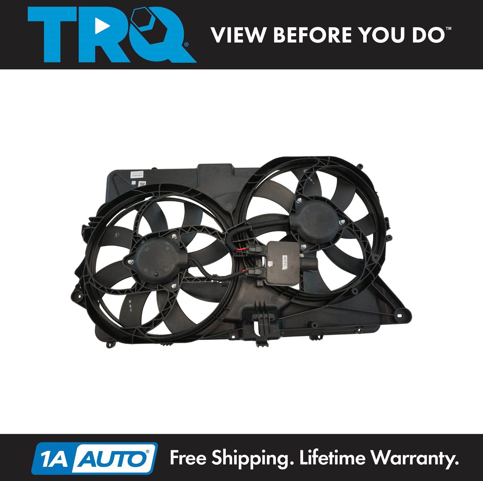 Radiator Dual Cooling Fan Assembly for 2009 Ford Flex Brand New eBay