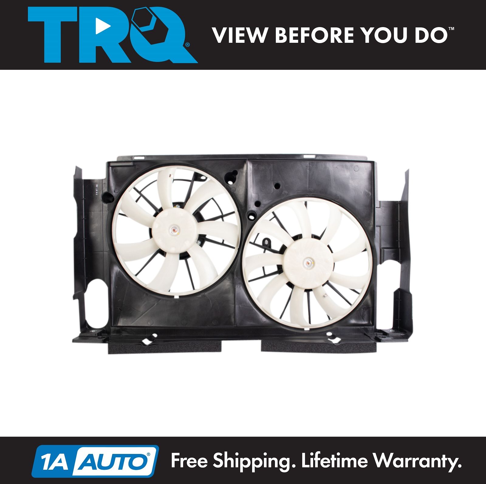 <b>Dual Radiator & Condenser Fan Assembly</b>