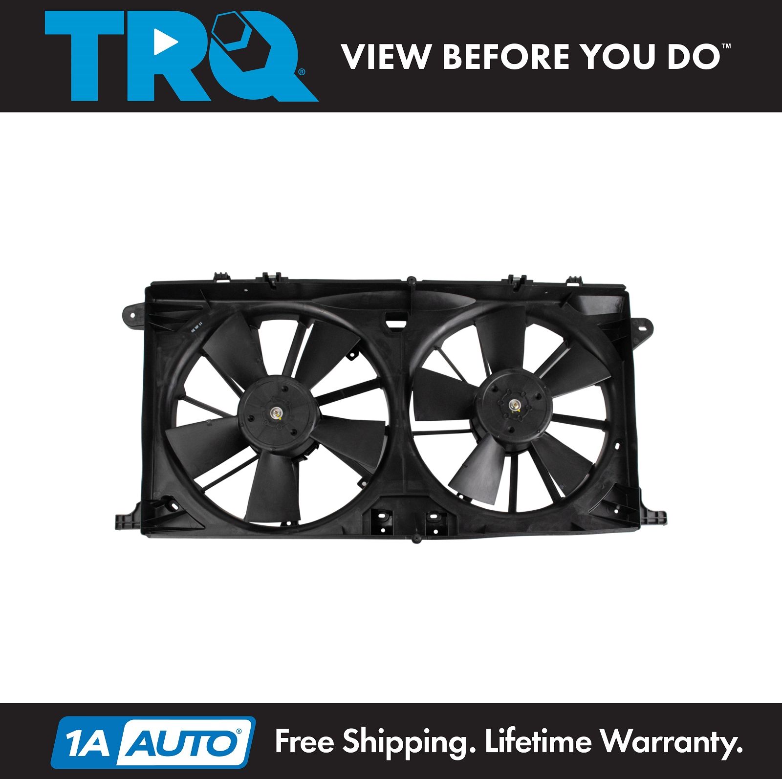 <b>Dual Radiator & Condenser Fan Assembly</b>