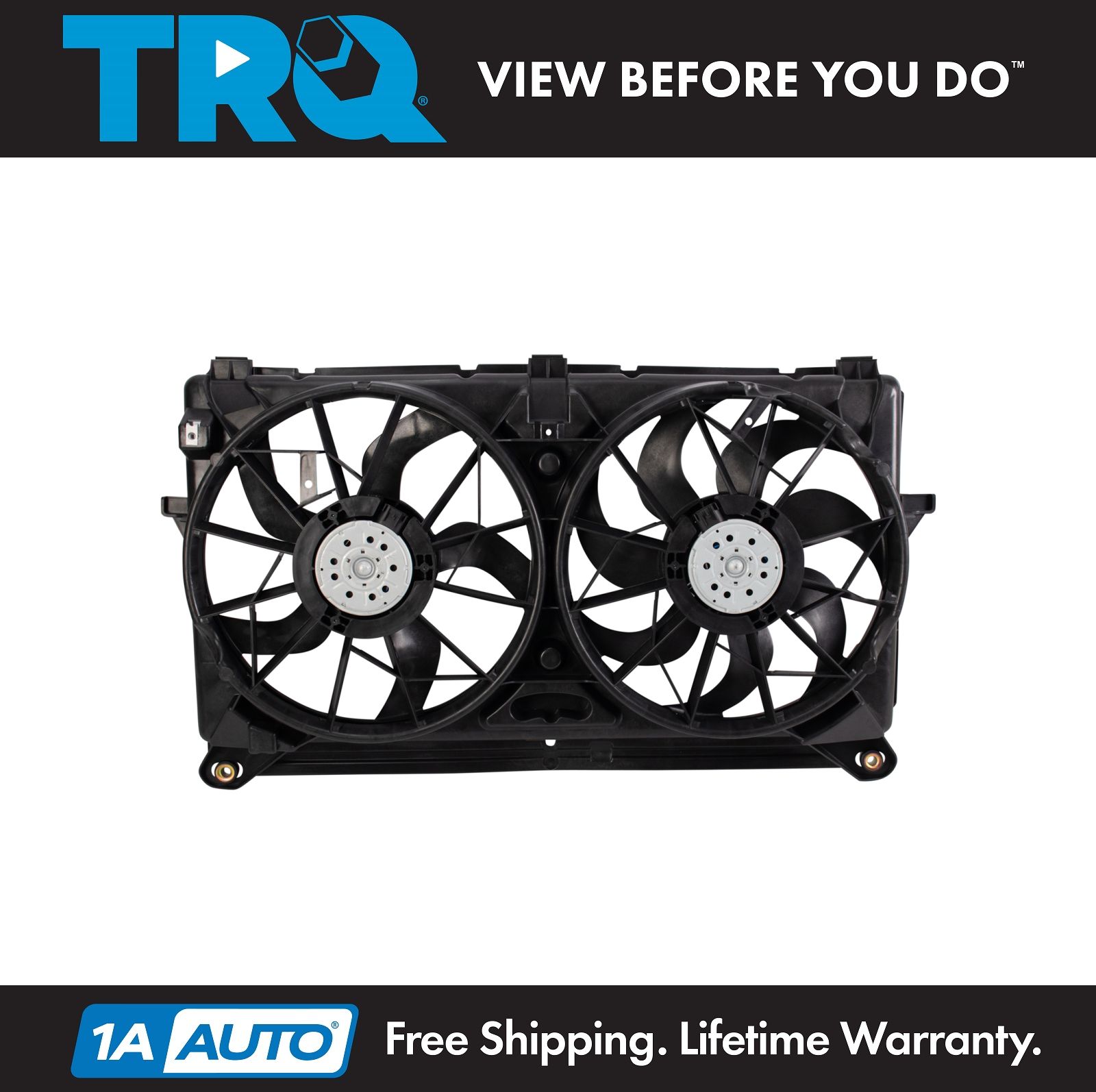 <b>Dual Radiator & Condenser Fan Assembly</b>