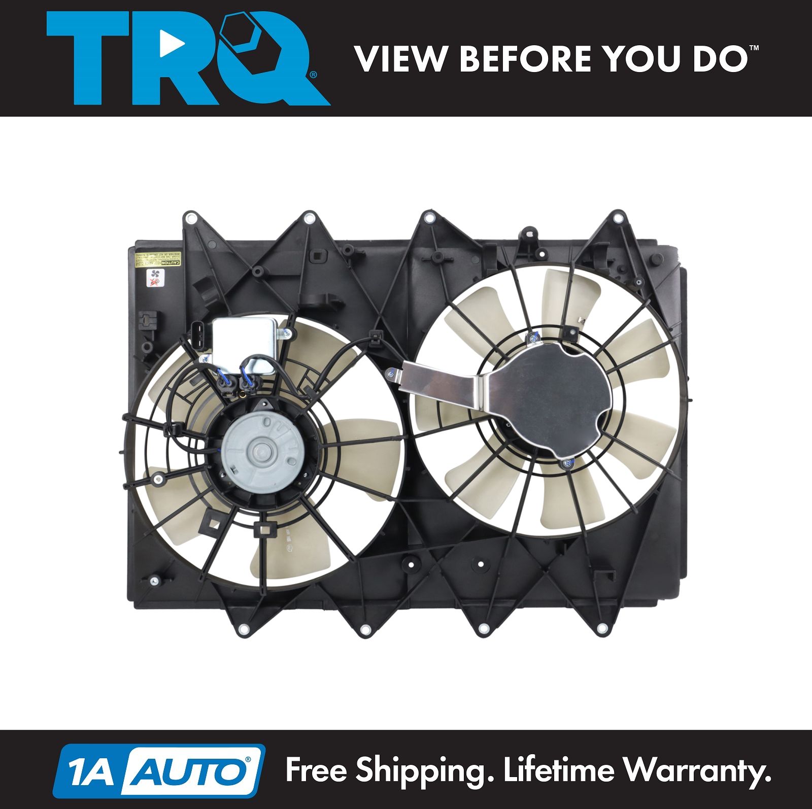 <b>Dual Radiator & Condenser Fan Assembly</b>