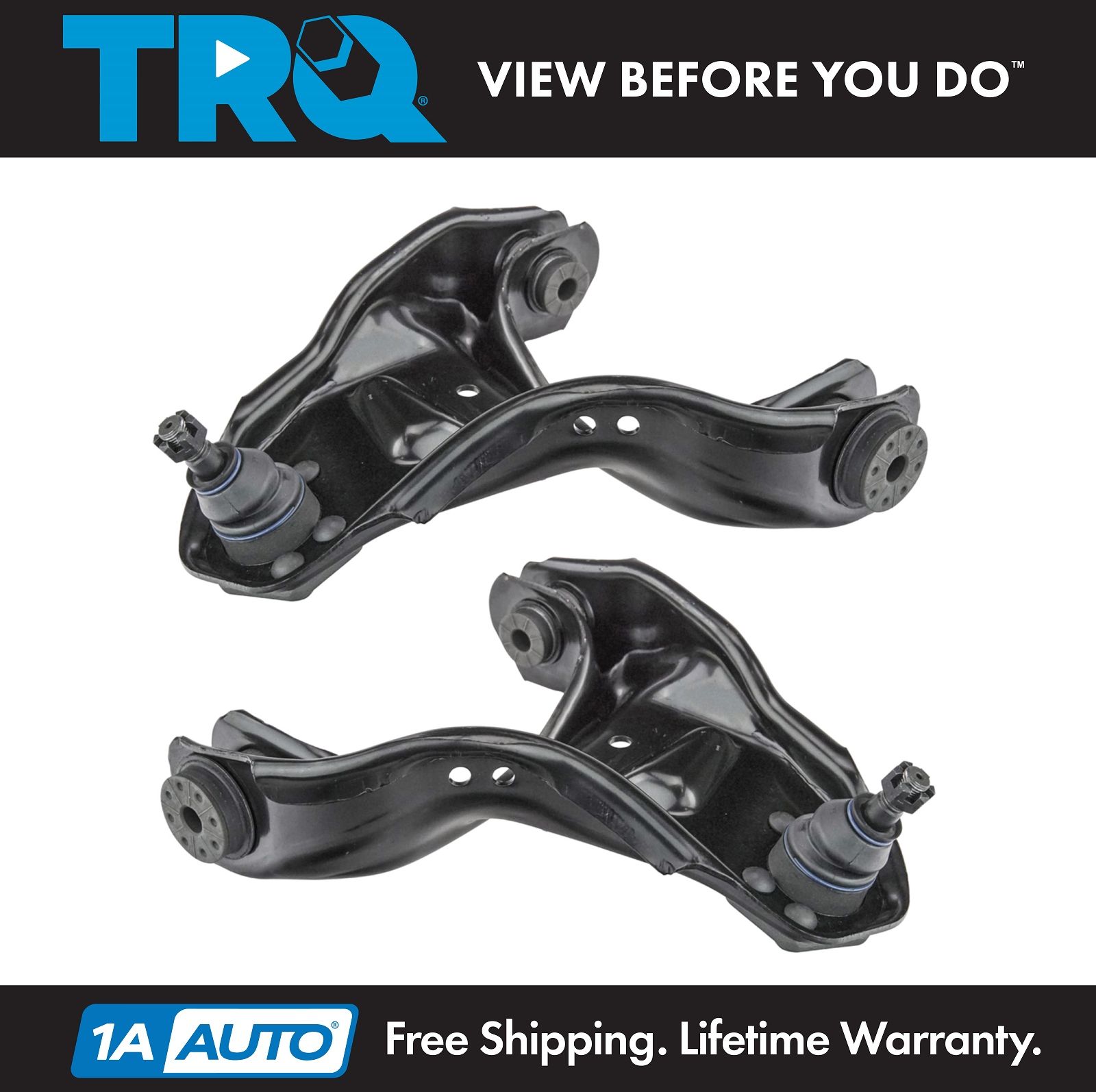 TRQ Front Upper Control Arm LH & RH Pair for Chevy GMC Blazer S10