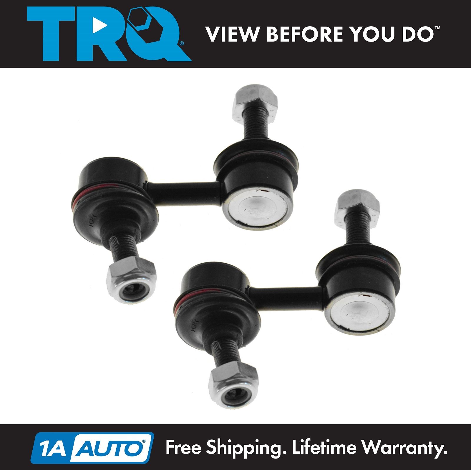 TRQ Front Sway Bar End Links Kit Left & Right Pair Set for Honda Civic