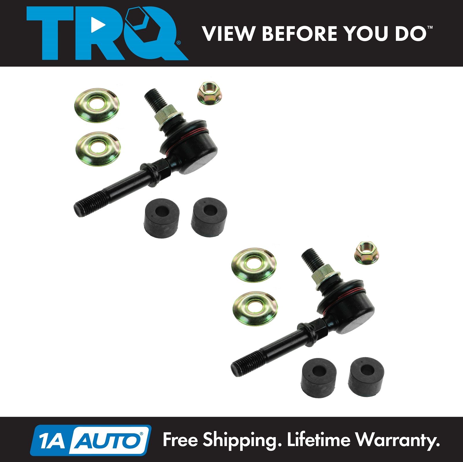 Front Sway Bar End Link Kits Left /& Right Pair Set NEW for Nissan
