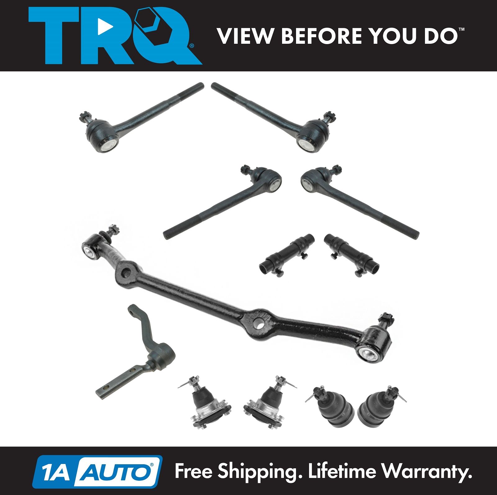 11 Pc Suspension Kit for Chevrolet Blazer S10 GMC Jimmy Sonoma Tie Rod