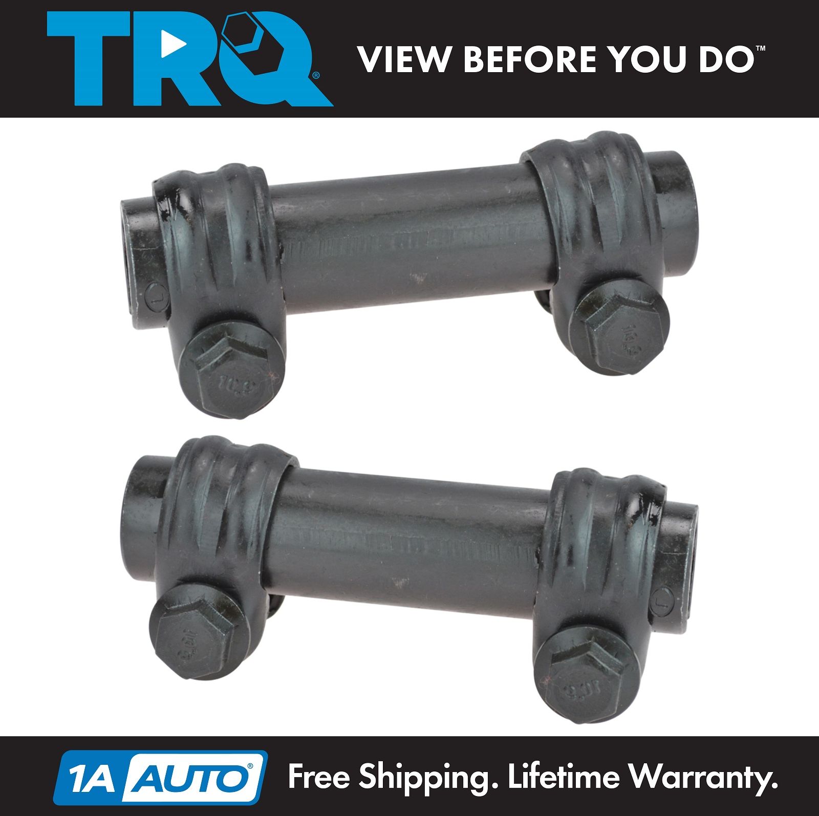 TRQ Tie Rod Adjusting Sleeve Pair for Dodge Ram 1500 2500 3500 Pickup