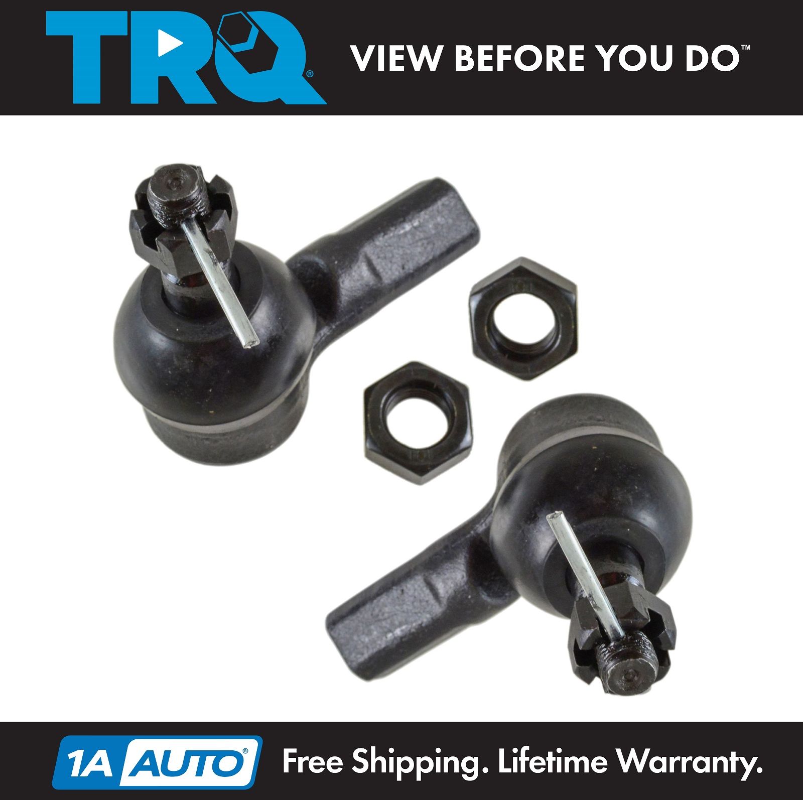 Front Outer Tie Rod End Left or Right Set Pair for Honda Civic Hybrid