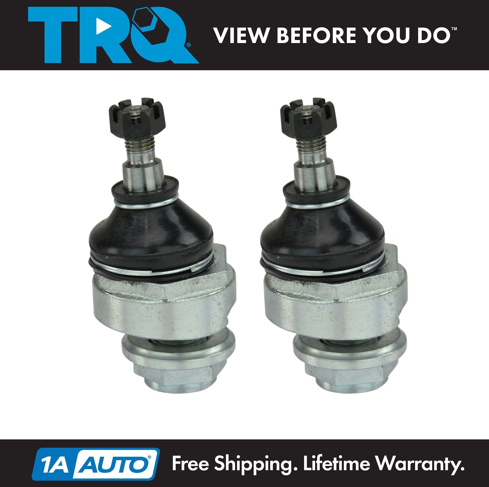 TRQ Front Adjustable Upper Ball Joint Pair Set 2pc for Accord Civic CRX