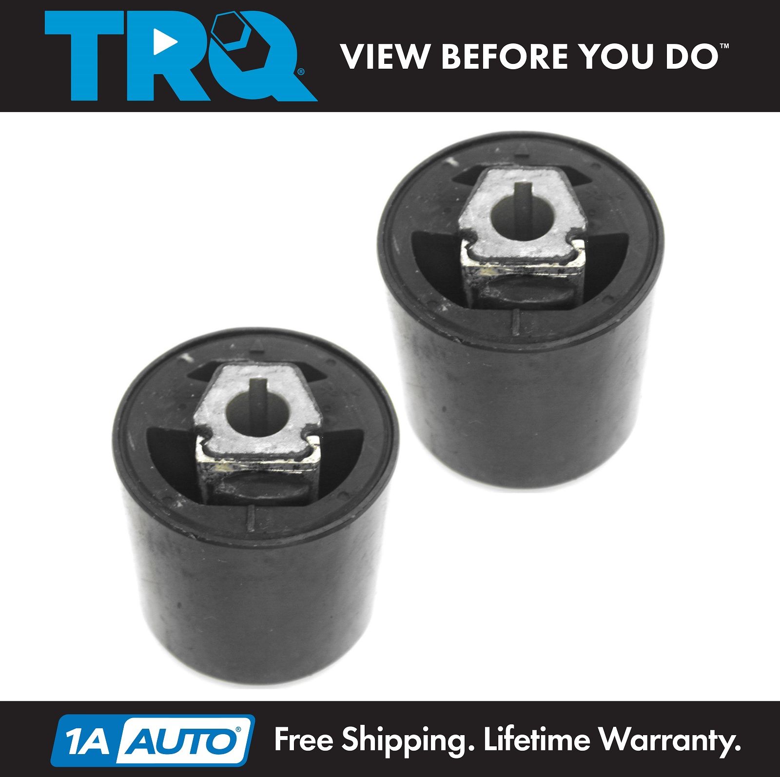 TRQ Control Arm Bushings Front Lower Rearward Driver & Passenger Pair