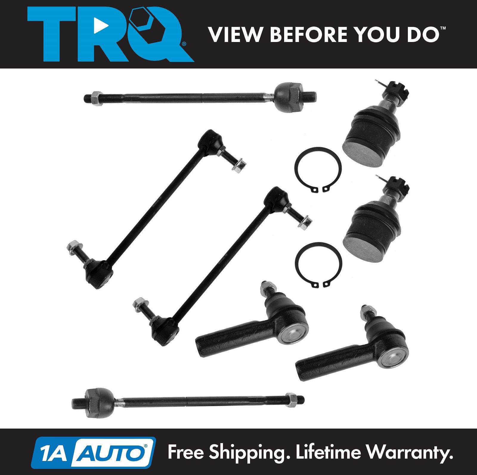 <b>8 Piece Steering & Suspension Kit</b>