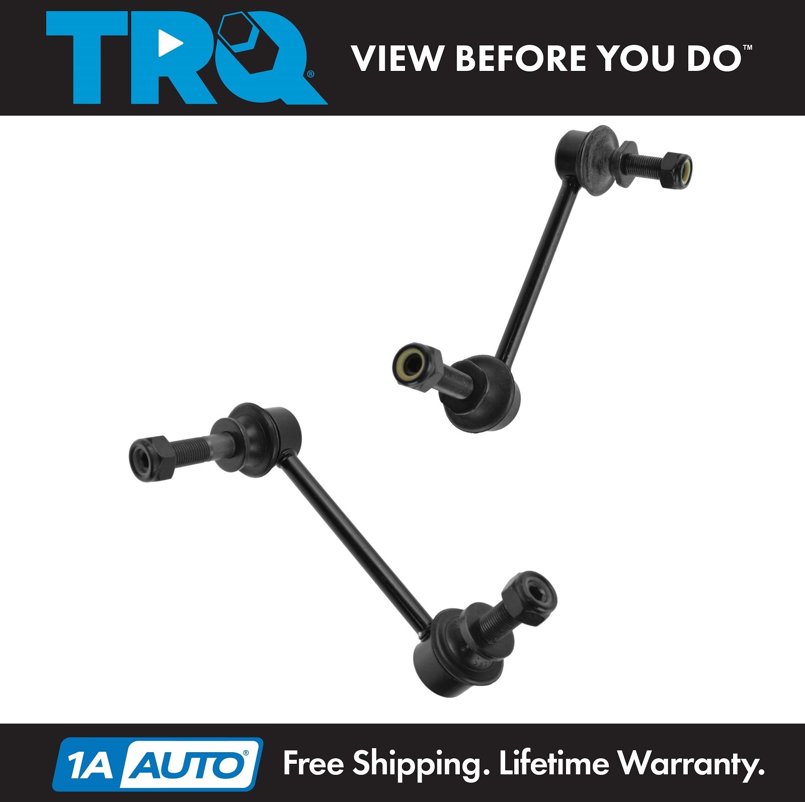 TRQ Sway Bar Links Front Pair Set of 2 for Toyota 4WD Prerunner