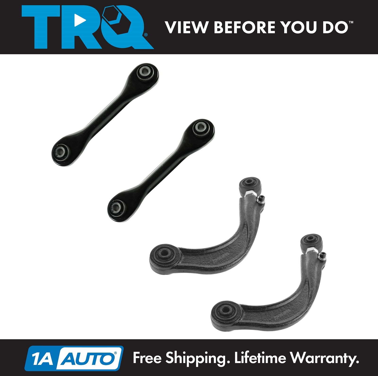 Locating Control Arm Rear Kit Set of 4 for Focus Mazda 3 5 Volvo C30 C70 S40 V50