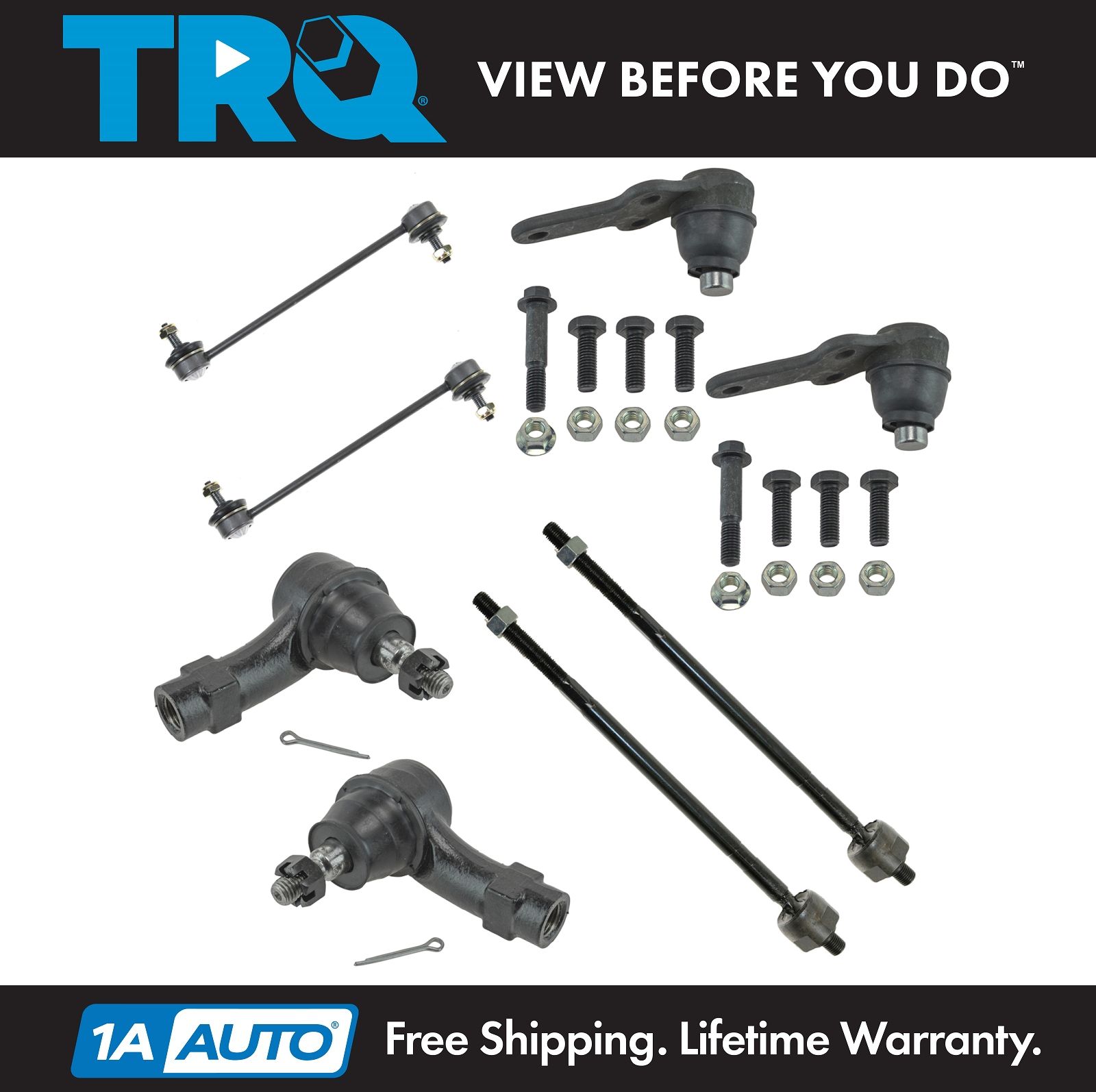 <b>8 Piece Steering & Suspension Kit</b>