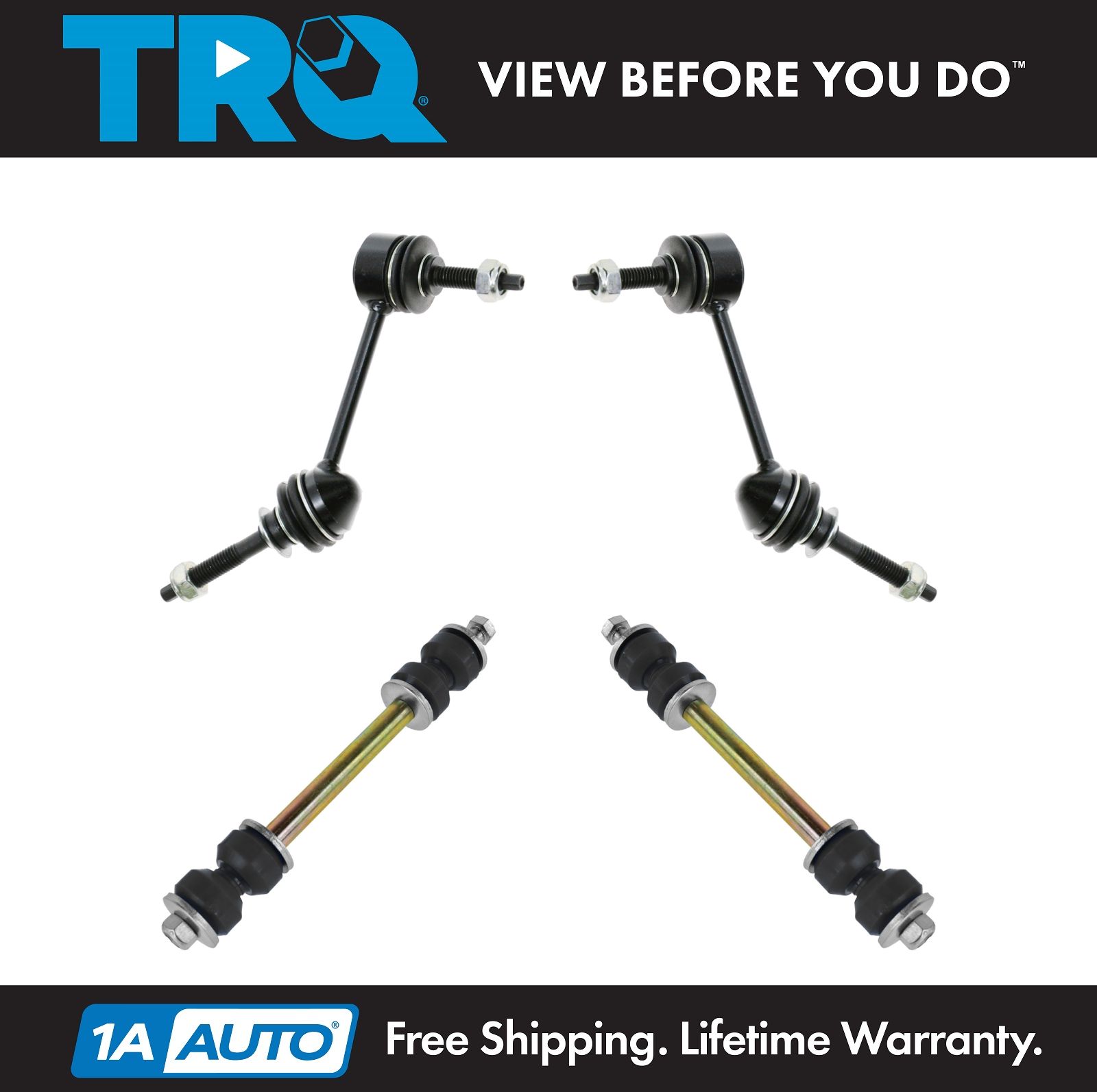 Brand New Front Stabilizer Sway Bar End Link 2003-04 Mercury Marauder - 2003-11 Mercury Grand Marquis Driver and Passenger Side for 2003-11 Ford Crown Victoria 2 Both 2003-11 Lincoln Town Car