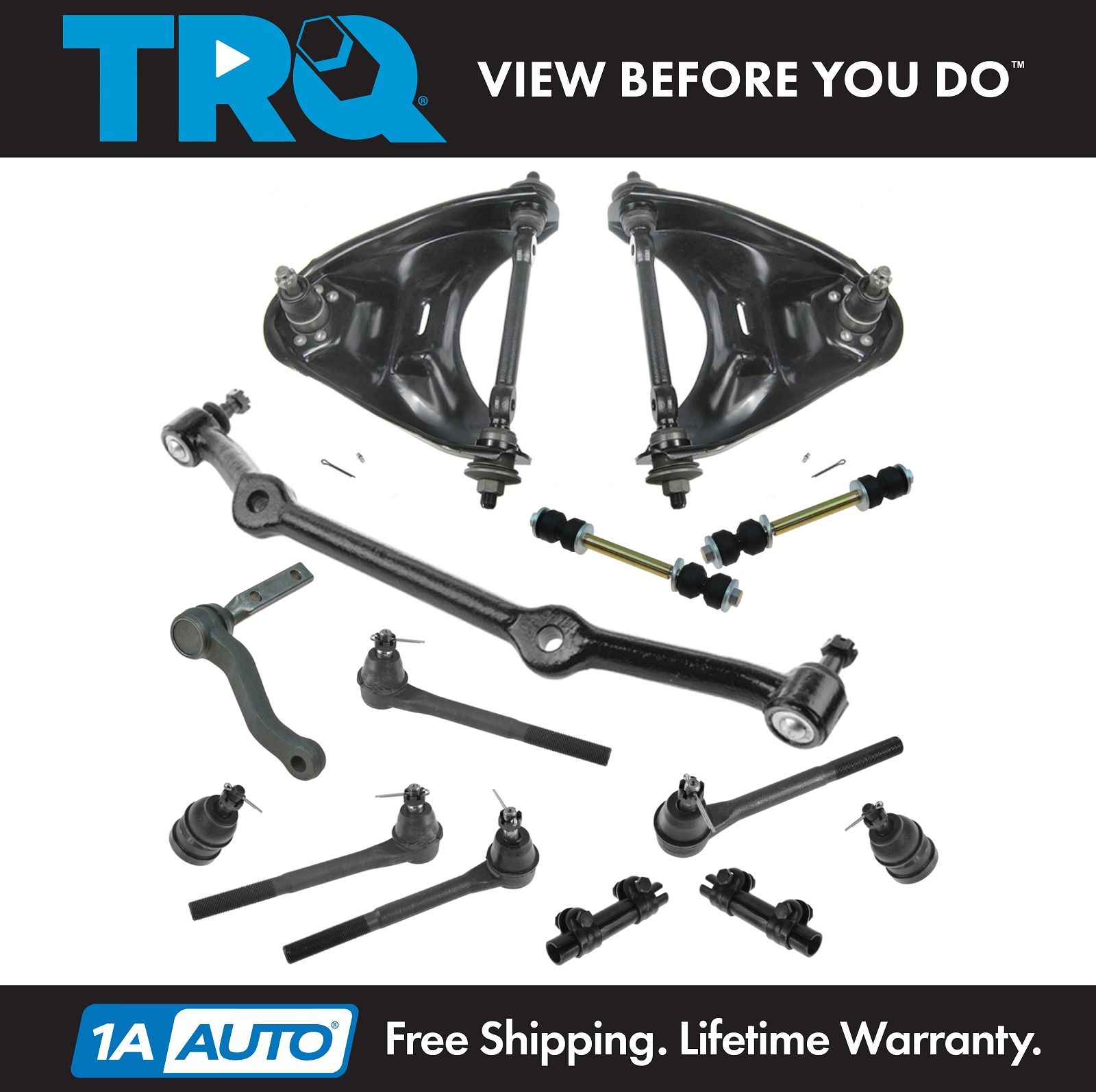 Front Suspension Sway Bar Lower Ball Joint Tie Rods For RWD GMC Jimmy Sonoma