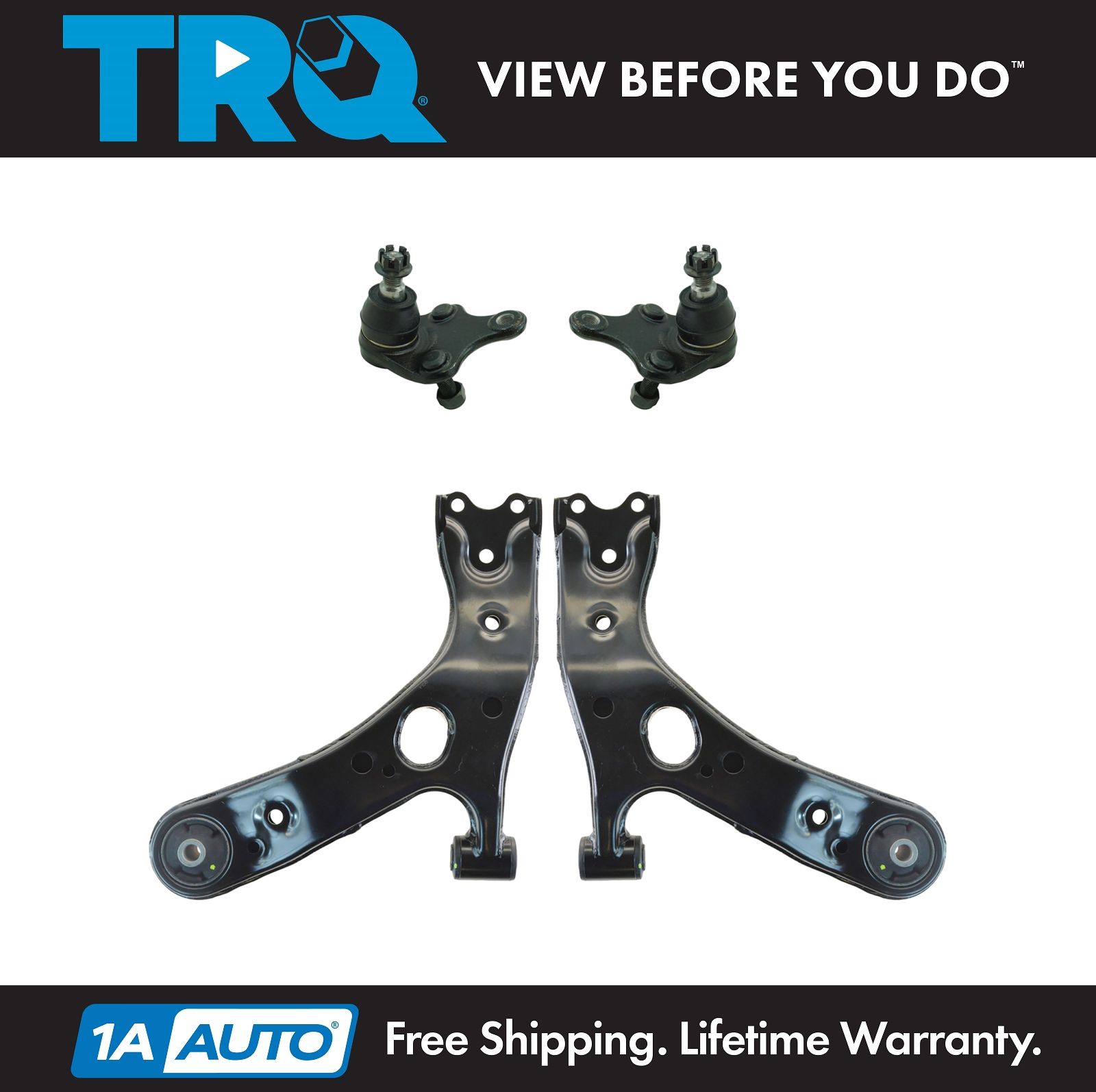 <b>4 Piece Control Arm with Ball Joint Set</b>
