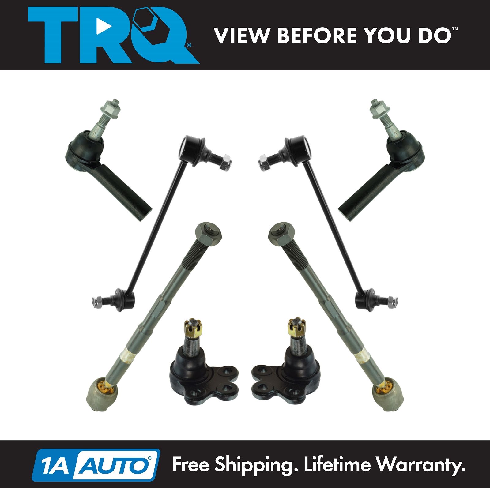 <b>8 Piece Steering & Suspension Kit</b>