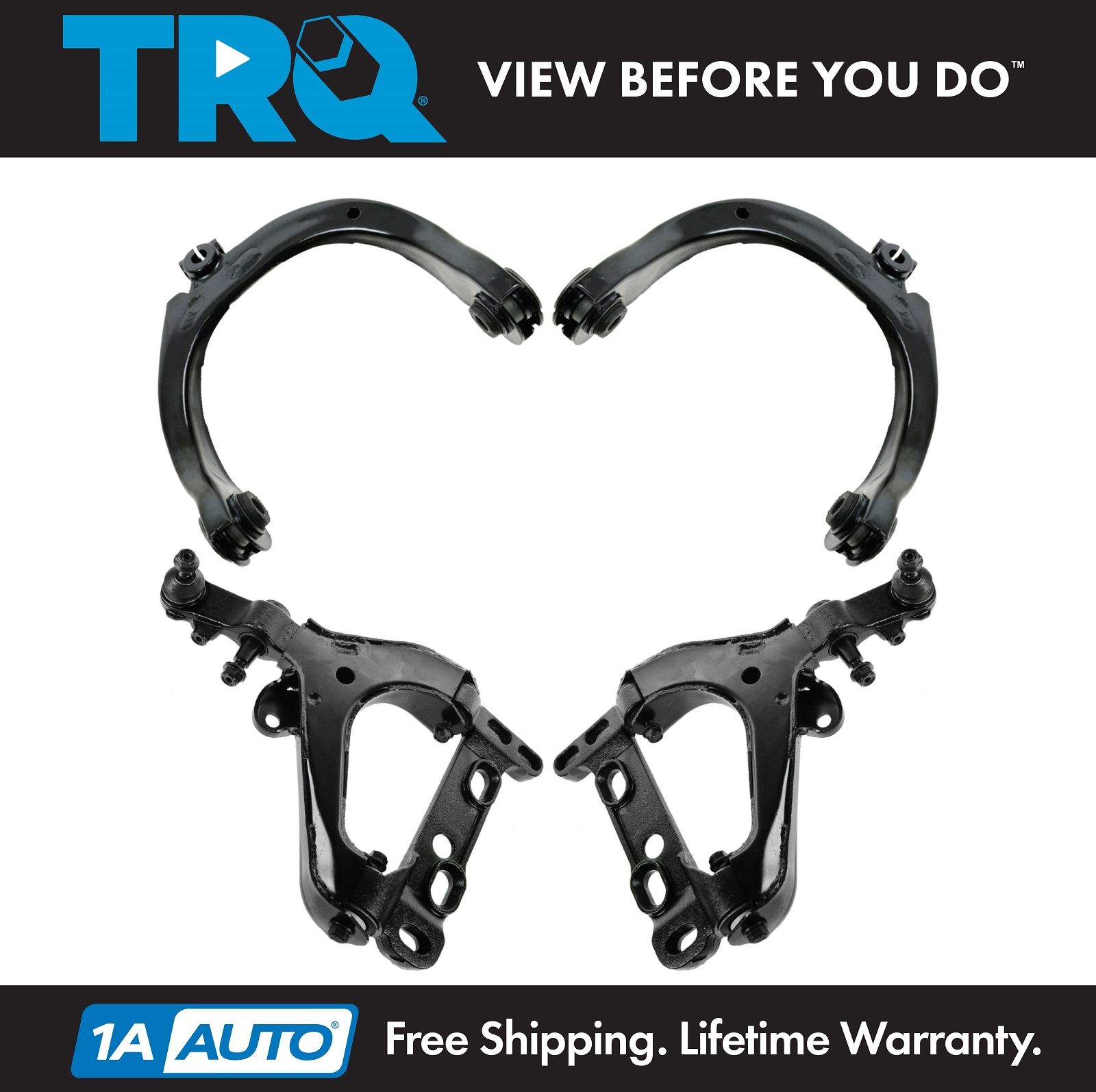 <b>4 Piece Control Arm with Ball Joint Set</b>