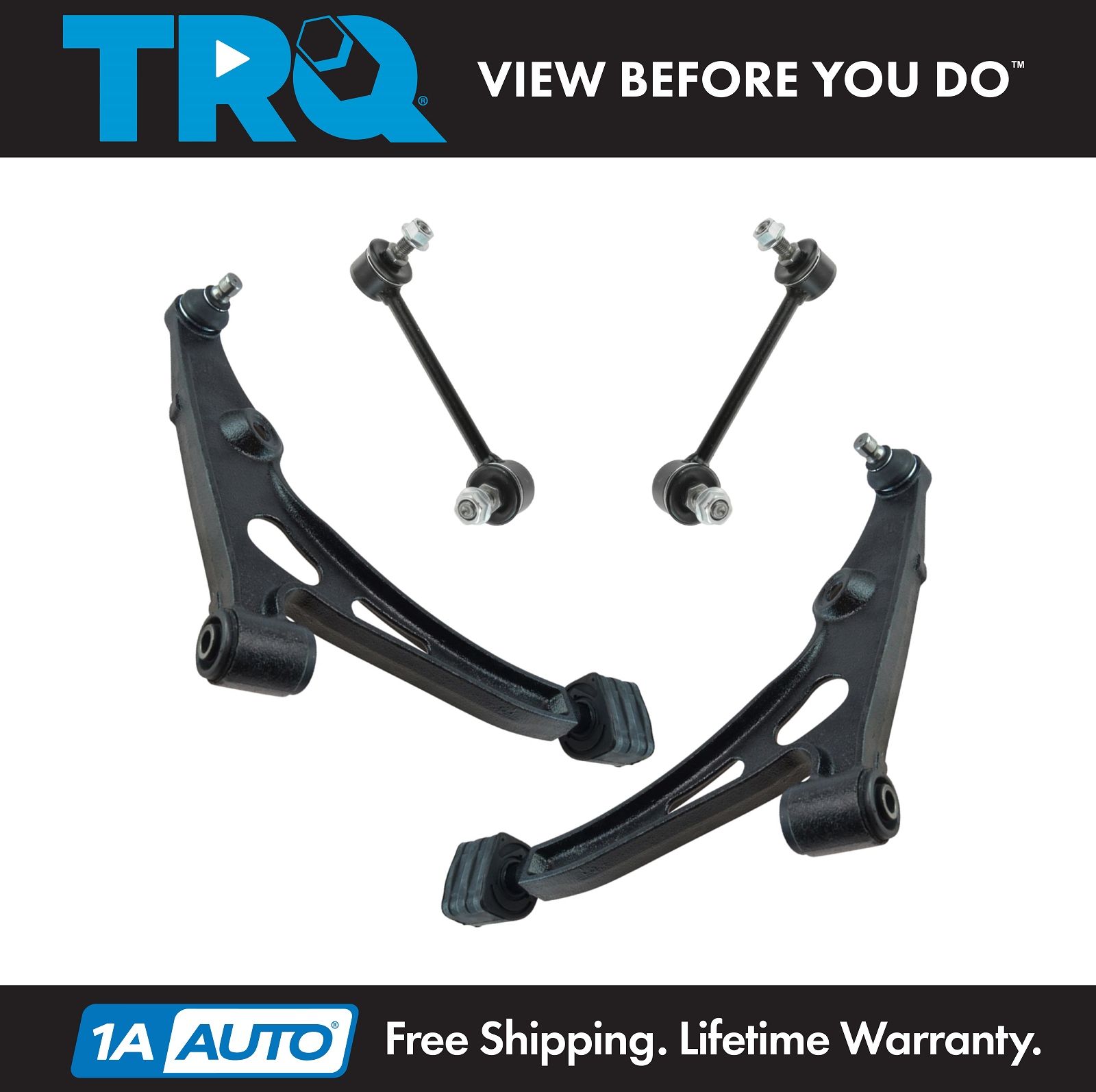 Front Control Arm Ball Joint Stabilizer Sway Bar Link Suspension Kit Set 4pc