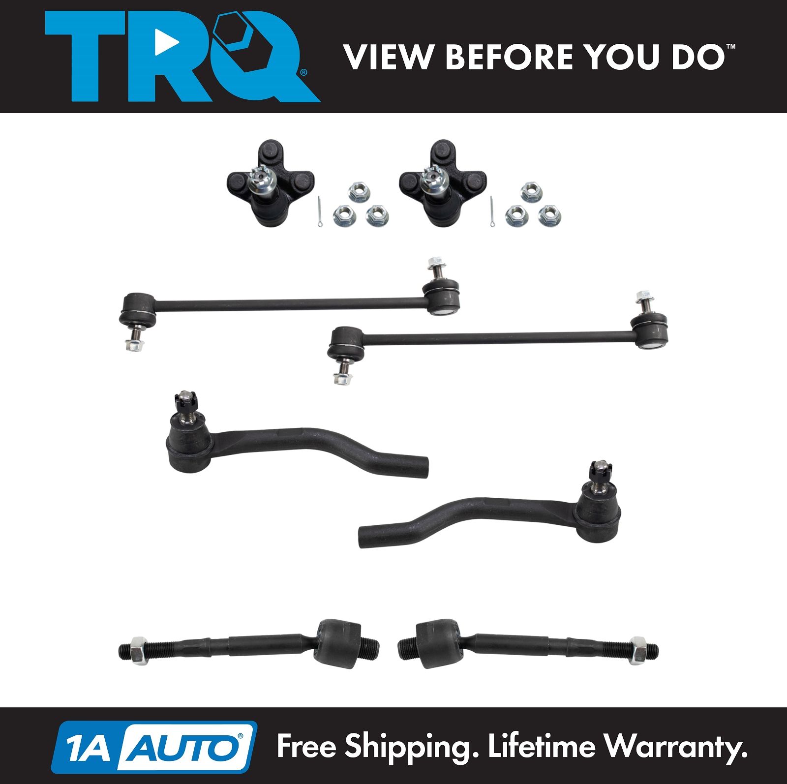 <b>8 Piece Steering & Suspension Kit</b>