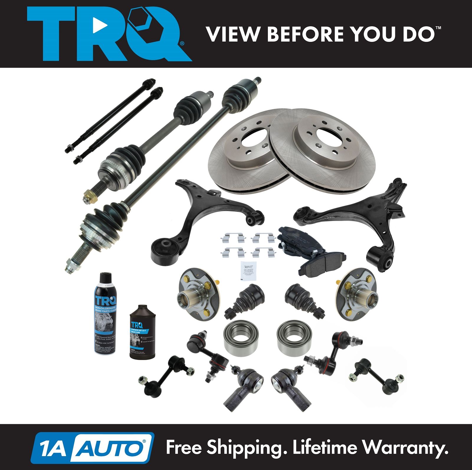 <b>Dot 3 & 4 Steering, Suspension, & Brake Kit</b>