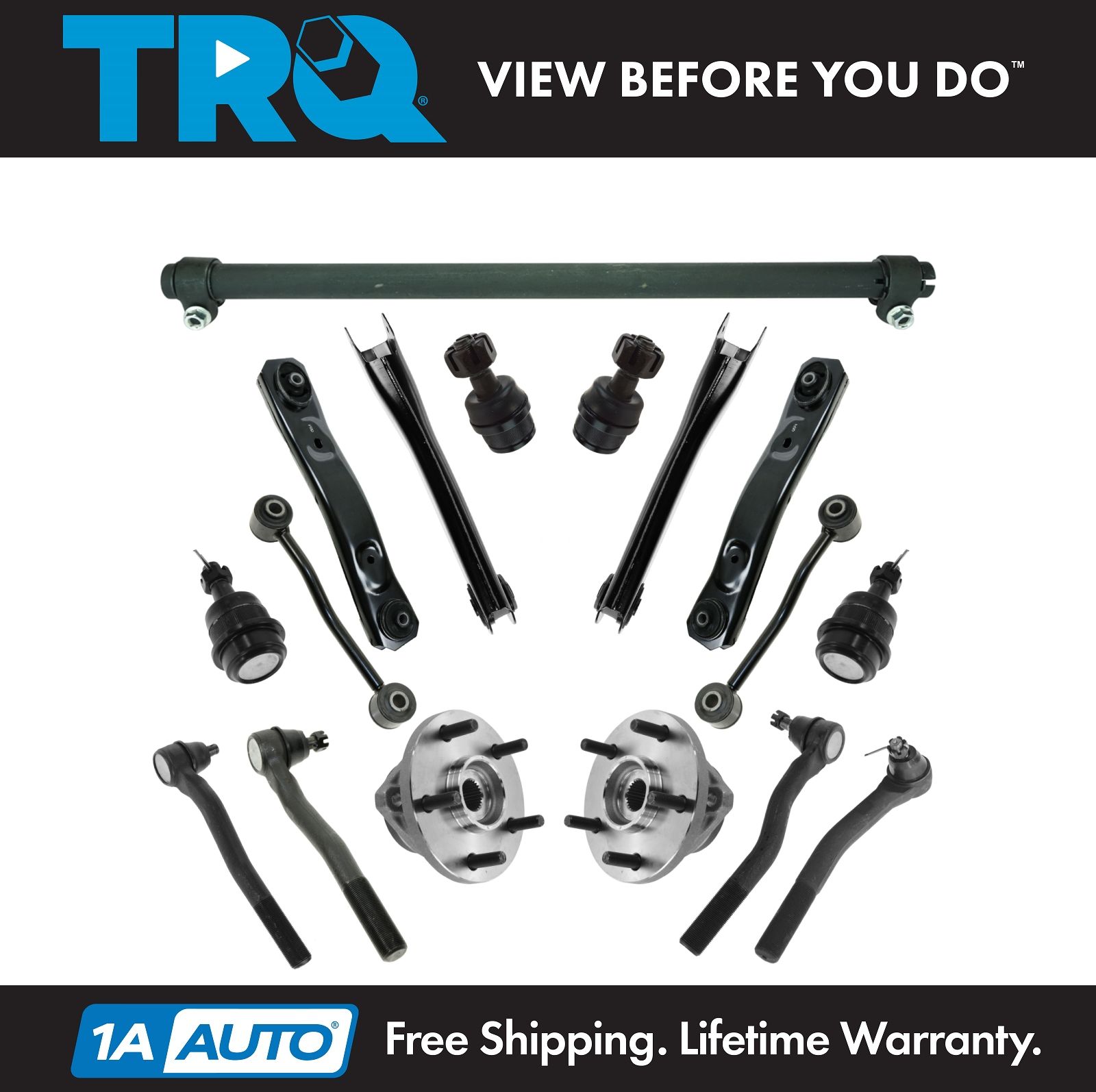 <b>17 Piece Steering, Suspension, & Drivetrain Kit</b>