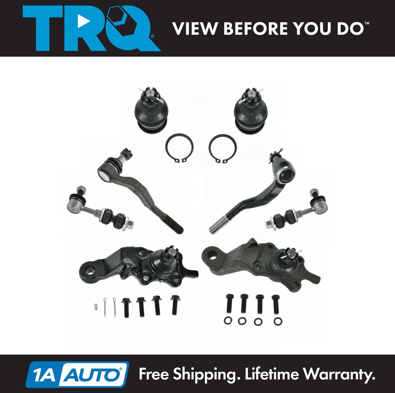 <b>8 Piece Steering & Suspension Kit</b>