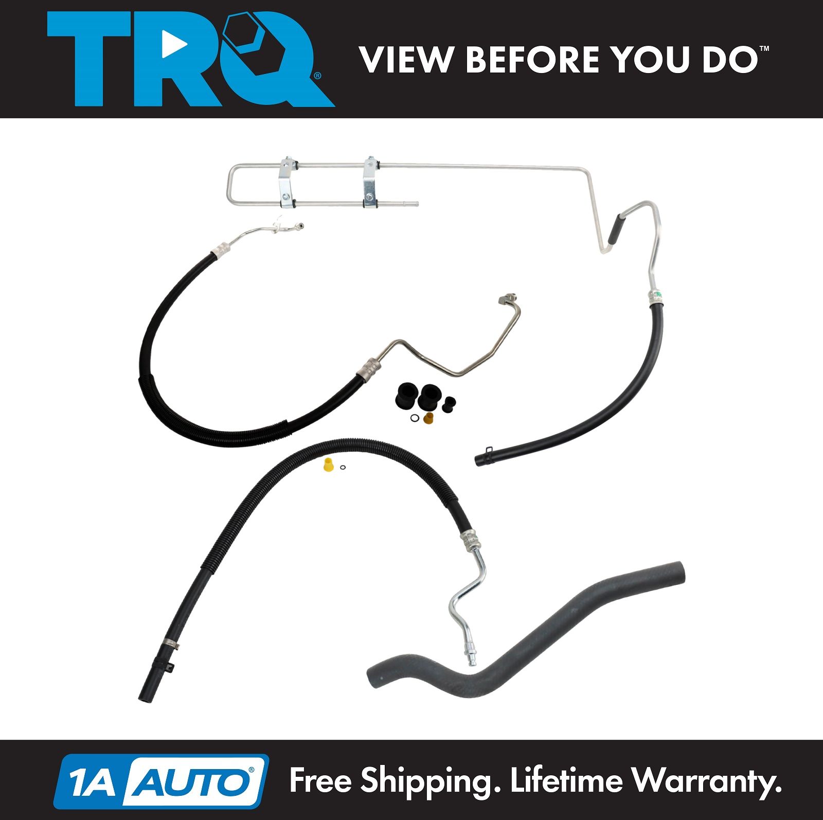 <b>4 Piece Kit Power Steering Hose</b>