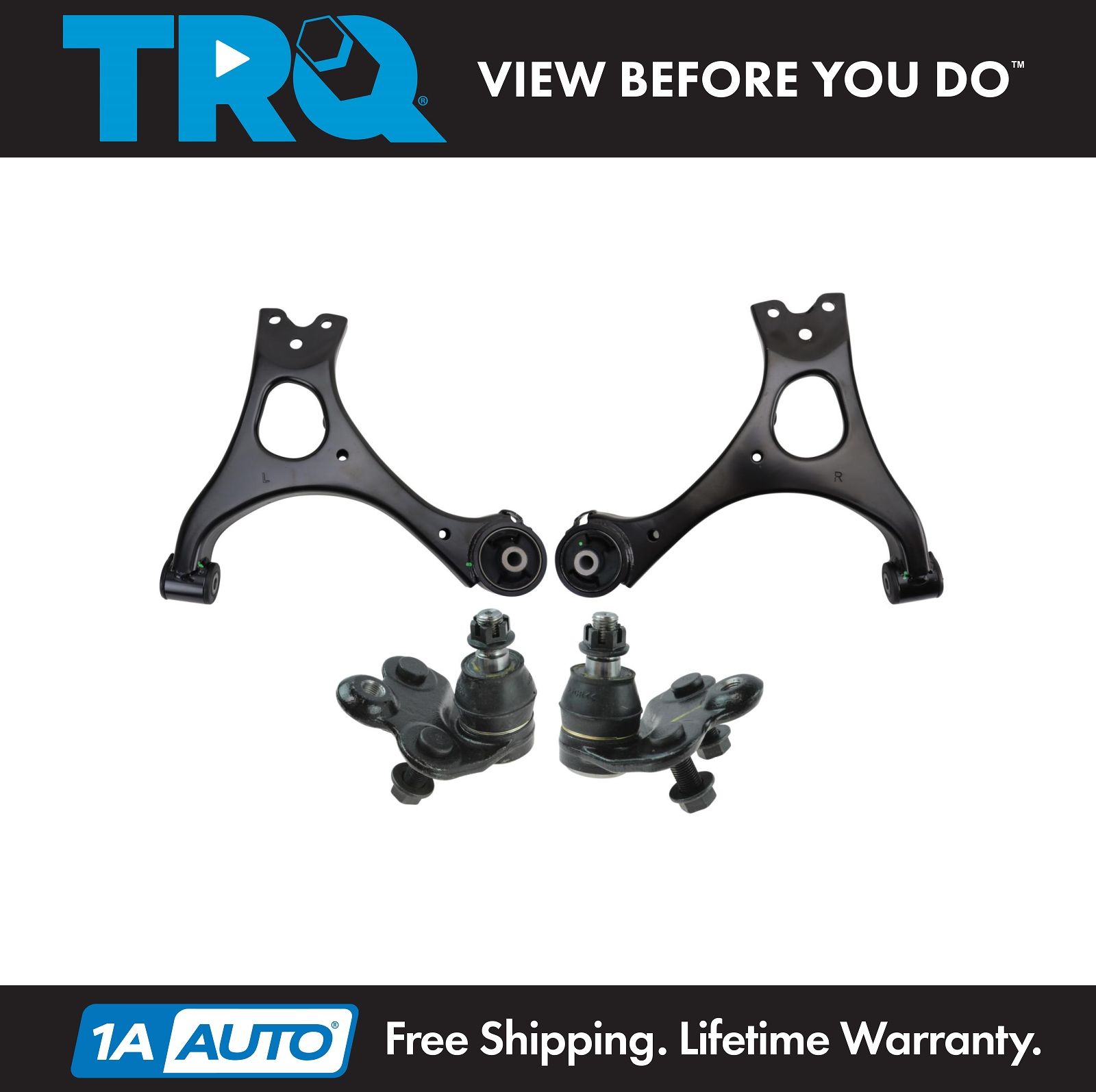 <b>4 Piece Control Arm with Ball Joint Set</b>