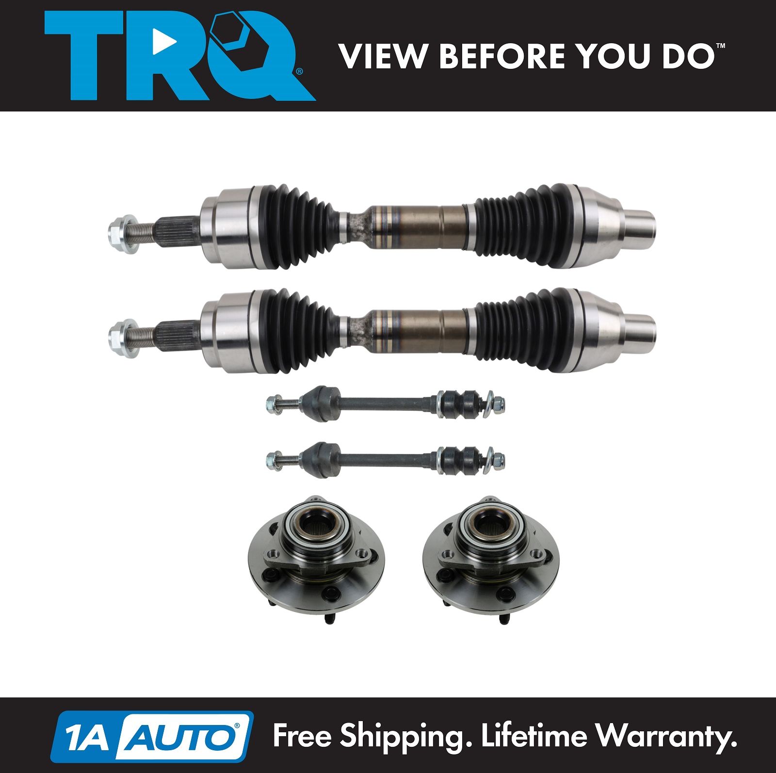 <b>6 Piece Steering & Drivetrain Kit</b>