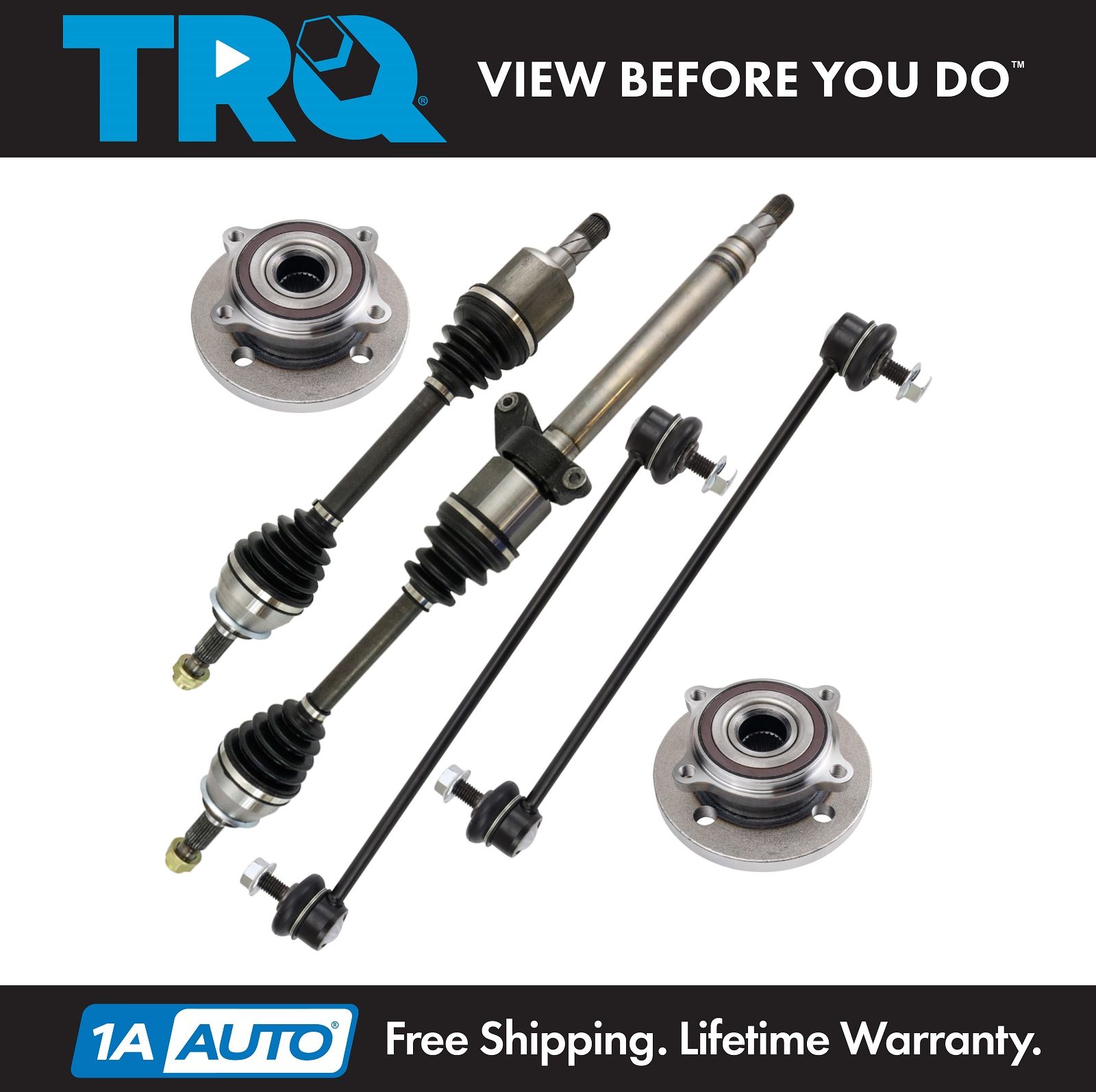 <b>6 Piece Steering & Drivetrain Kit</b>