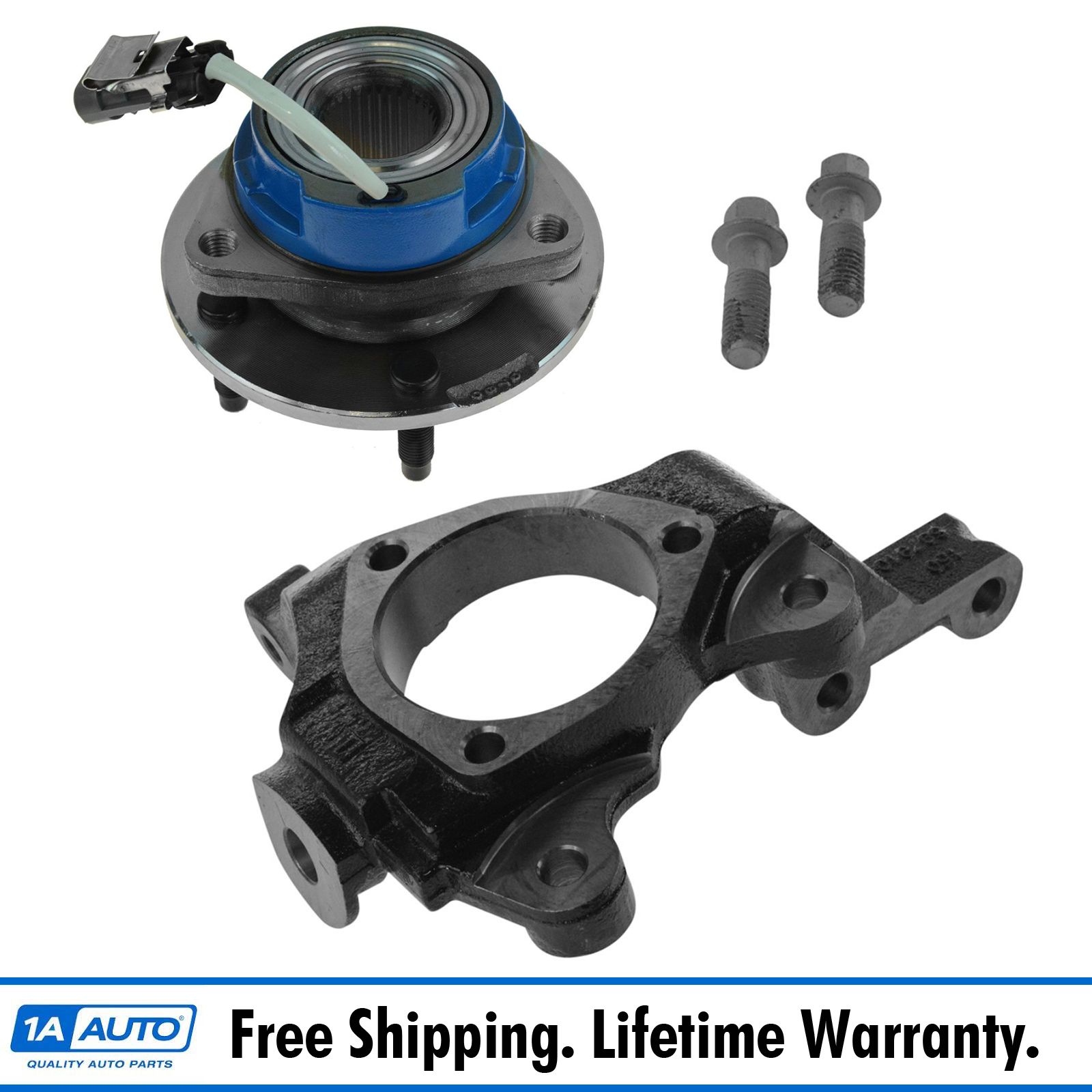 Front Passenger Side Wheel Hub and Bearing Assembly & Steering Knuckle