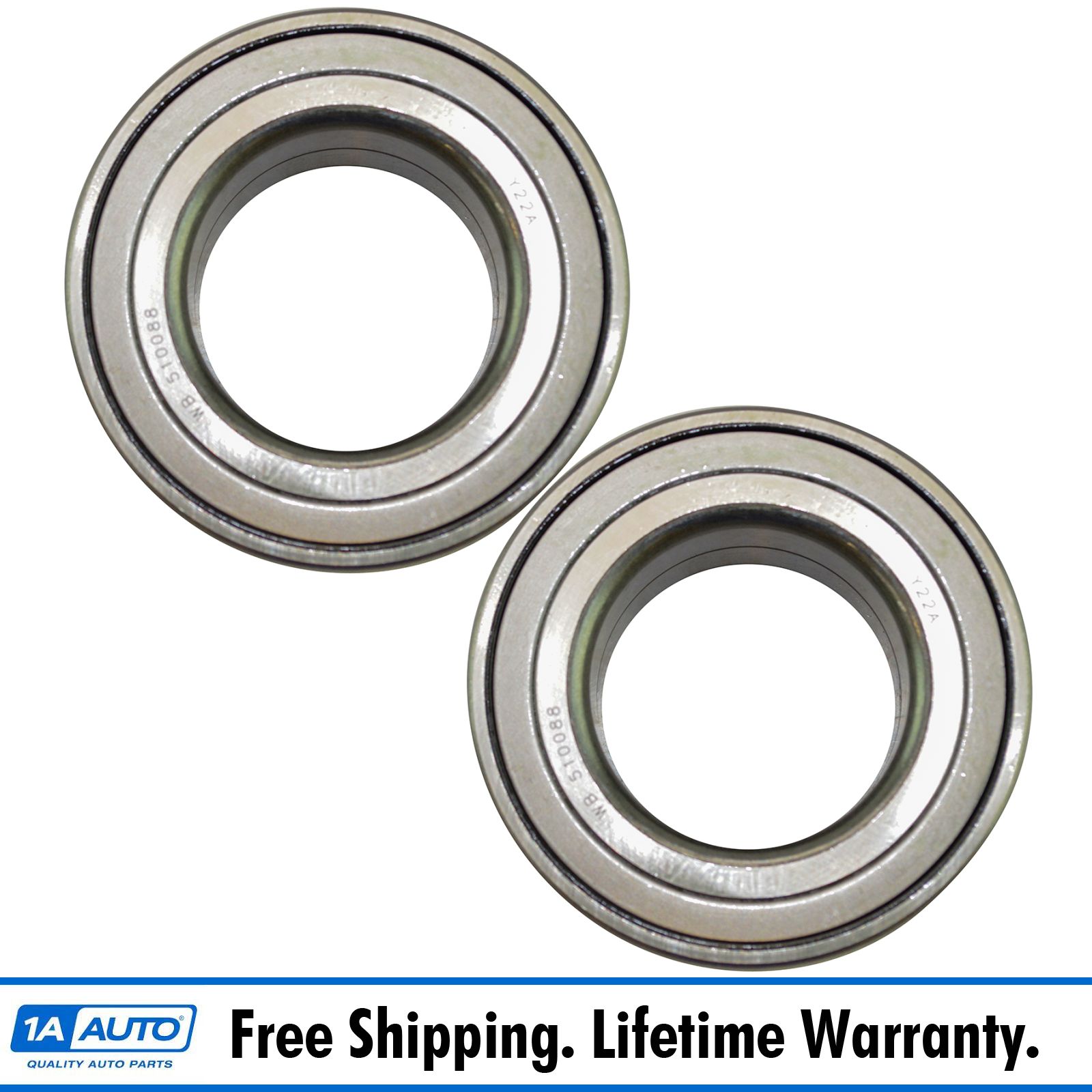 Front Wheel Bearing LH Driver & RH Passenger Side Pair for Honda