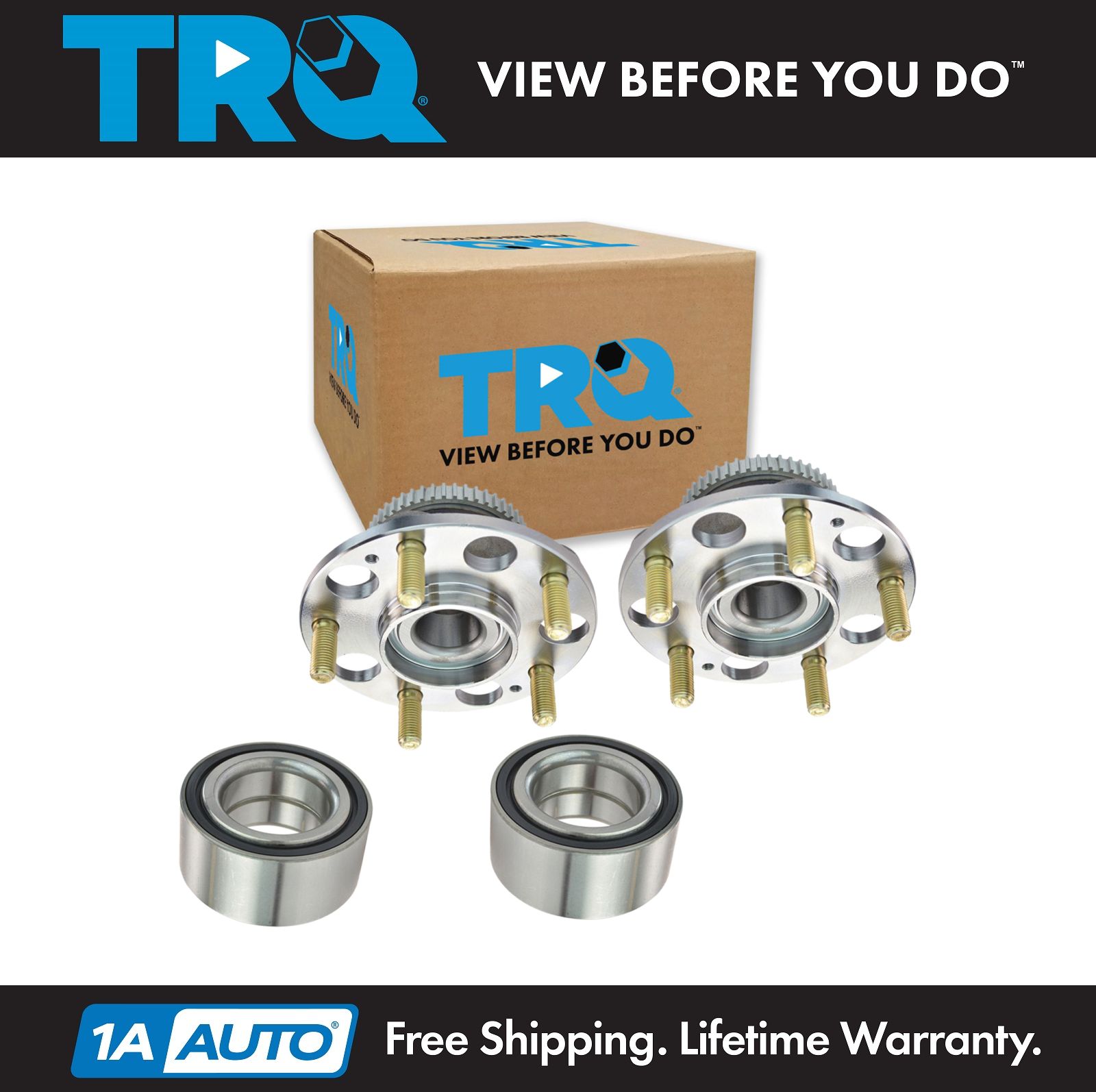 <b>4 Piece Wheel Bearing & Hub Kit</b>