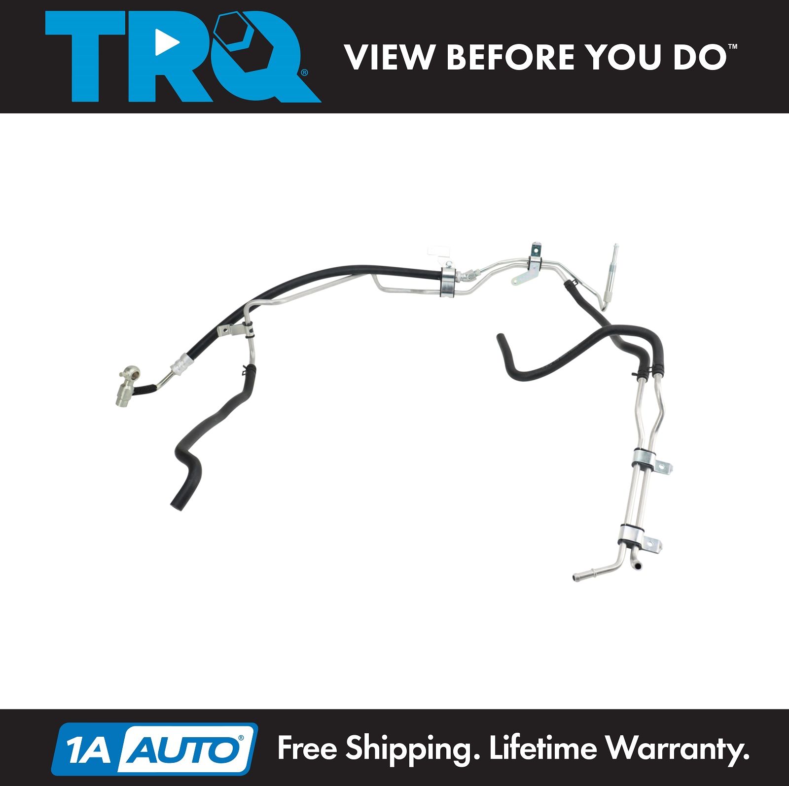 TRQ Power Steering Pressure Line Hose Fits 2004-2010 INFINITI 2004-2012 Nissan PSA36815