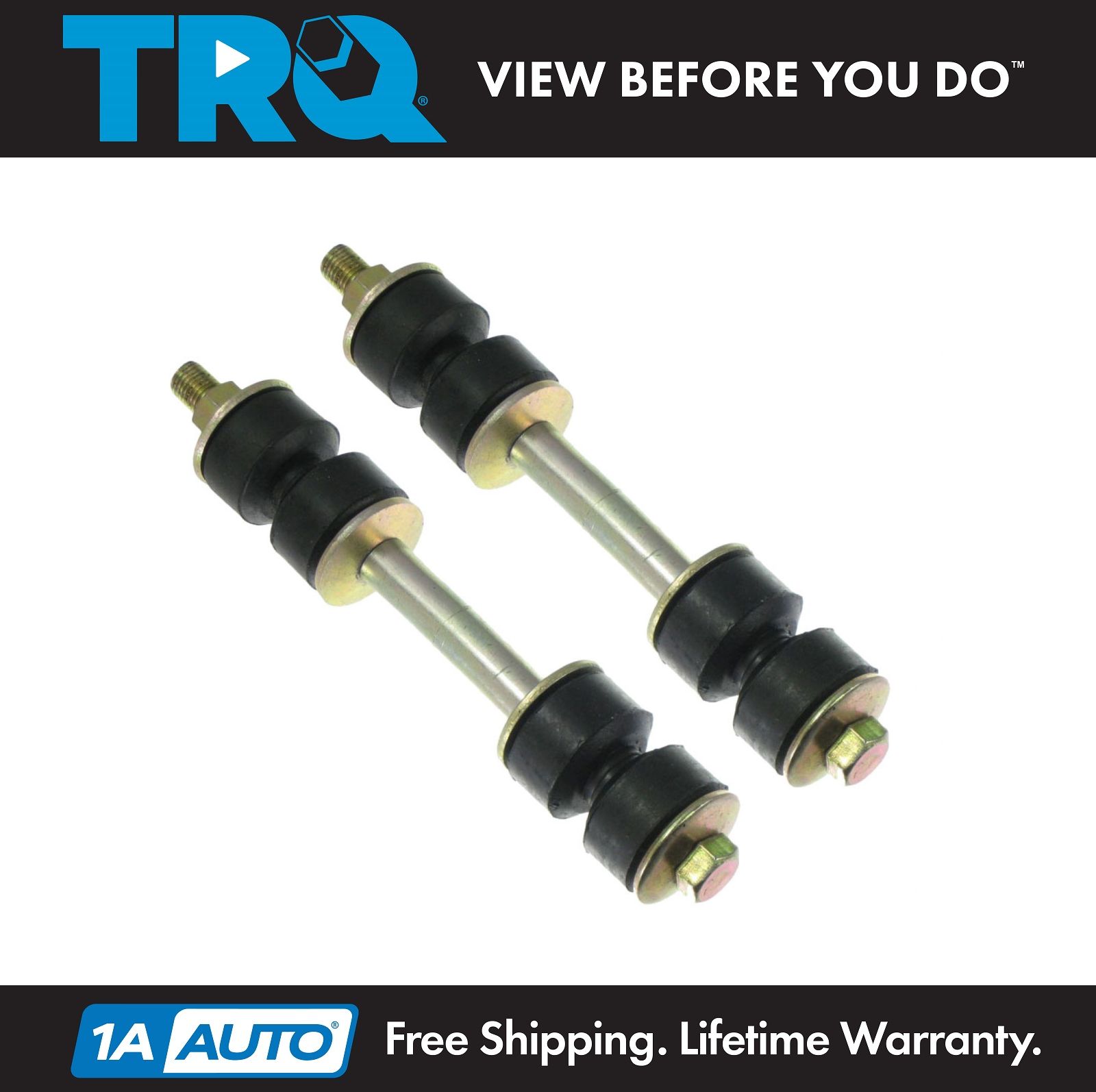 TRQ Front Sway Bar Link Kit Pair for GMC Buick Chevy Olds Pontiac
