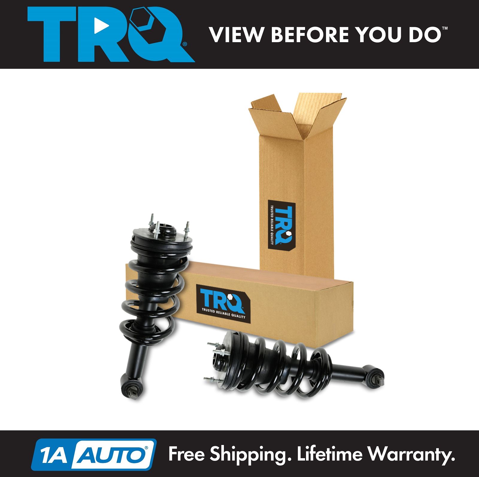 TRQ Front Struts & Springs Pair for Chevy Silverado 1500 Sierra eBay