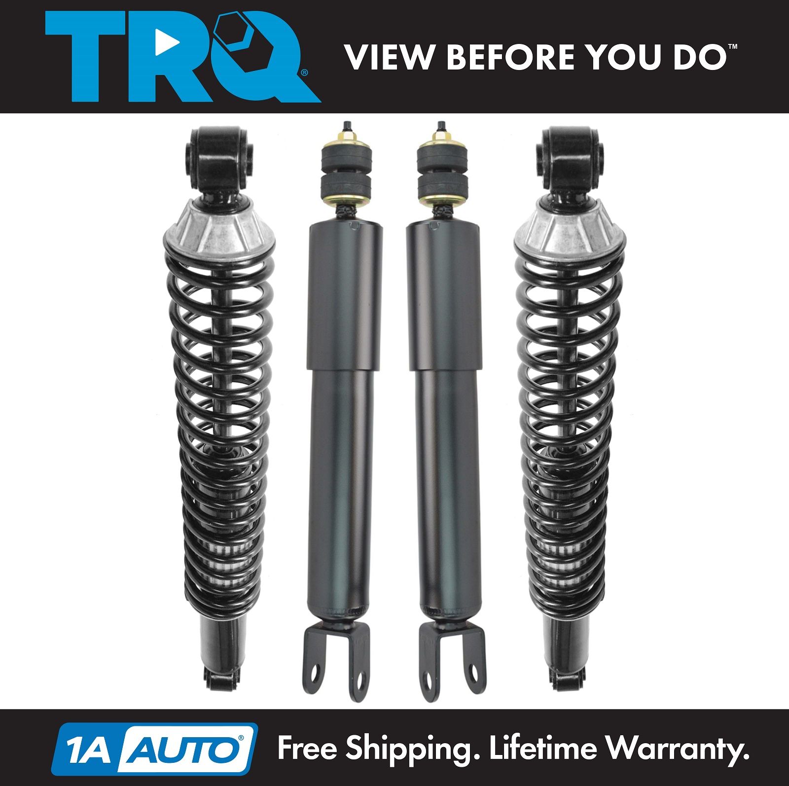 TRQ Air Ride Suspension Conversion Kit Front & Rear for Suburban Tahoe