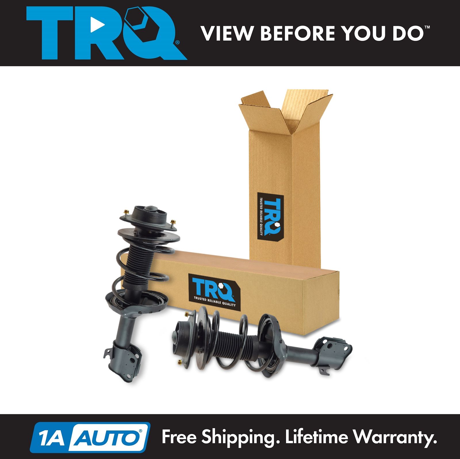 One Year Warranty 2008 for Subaru Impreza Front Premium Quality Suspension Strut and Coil Spring Assemblies for Both Left and Right Sides
