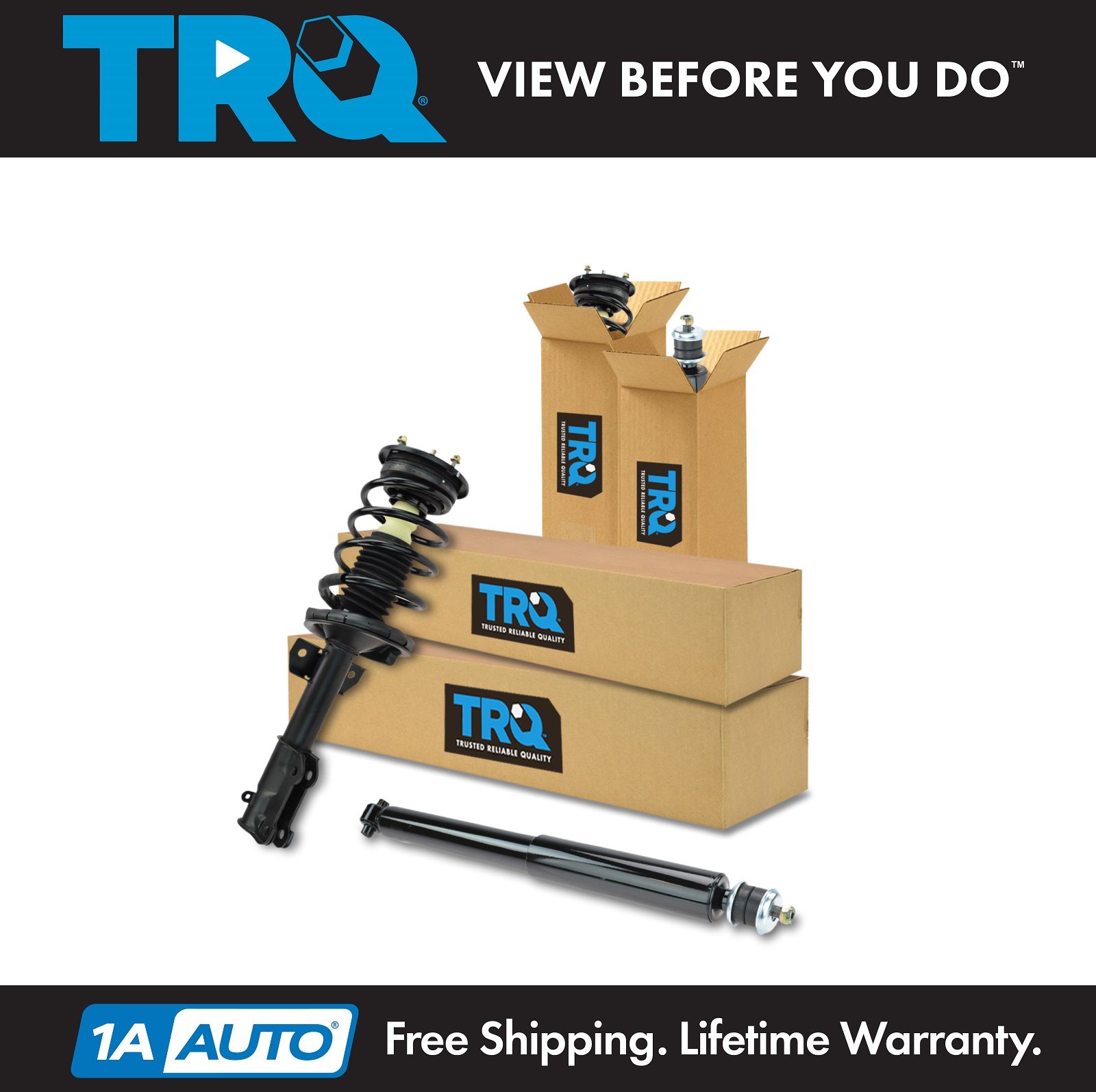 <b>4 Piece Complete Strut Assembly & Shock Absorber Kit</b>
