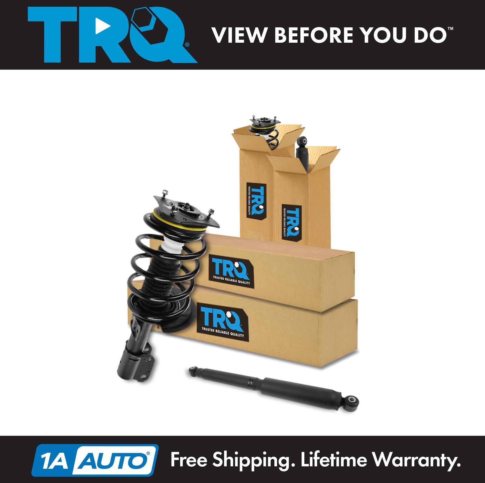 <b>4 Piece Complete Strut Assembly & Shock Absorber Kit</b>