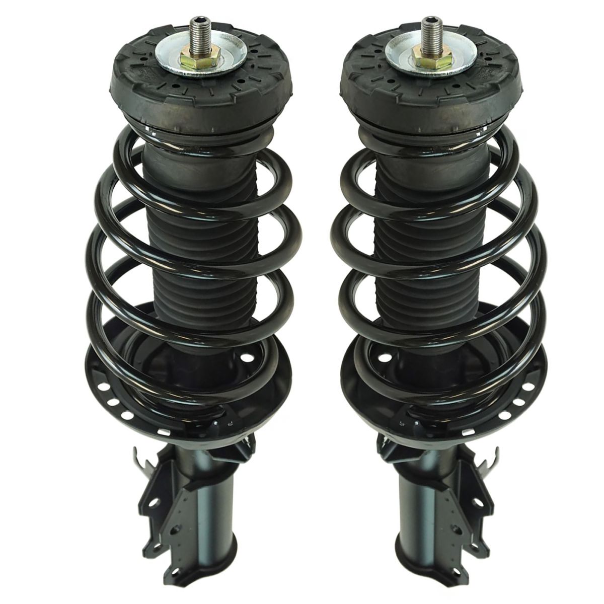TRQ Loaded Quick Complete Strut Spring Mount Assembly Pair 2pc Set